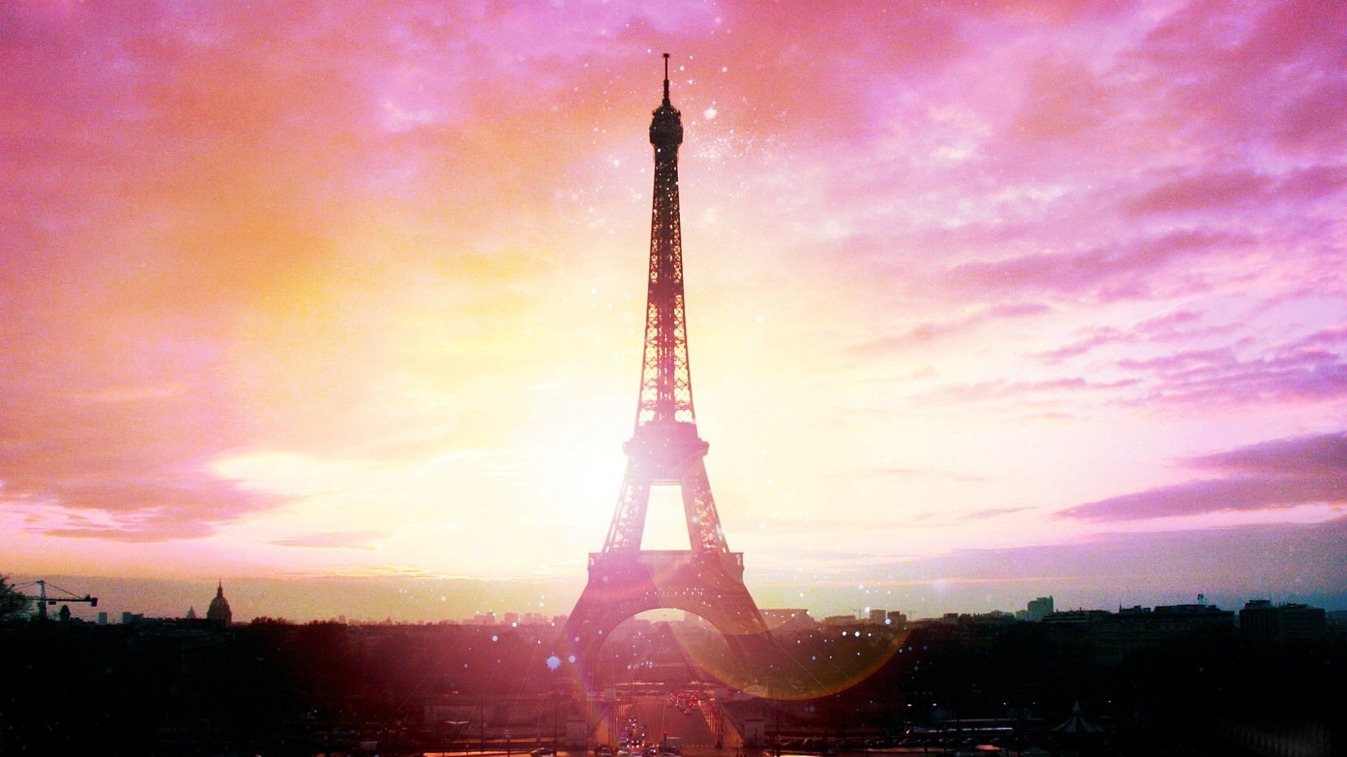 Cute Pink Eiffel Tower Wallpaper Hdwalpaperlist.com