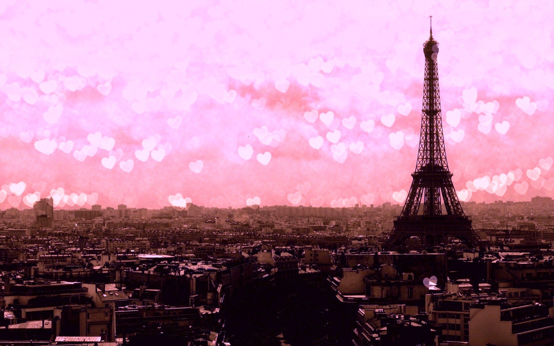 HD wallpaper: pink sky, france, paris, purple sky, europe, landmark,  tourist attraction | Wallpaper Flare