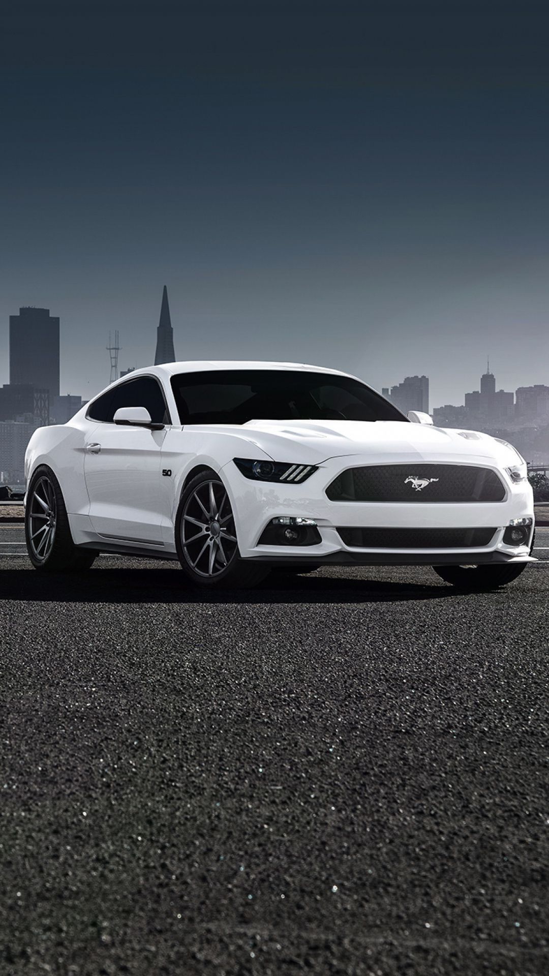 White Mustang Wallpaper