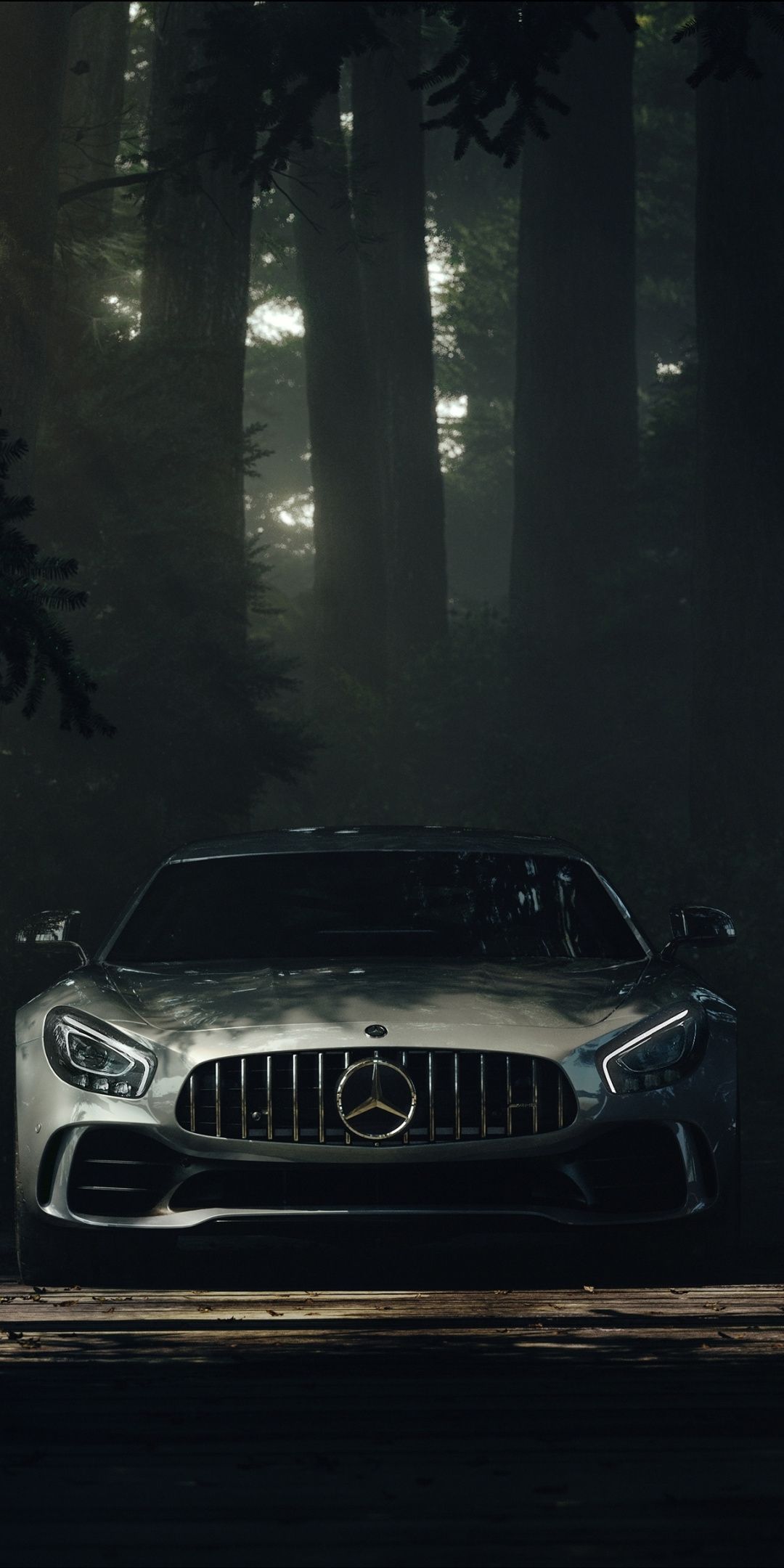 Mercedes AMG GT, Dark, 1080x2160 .com