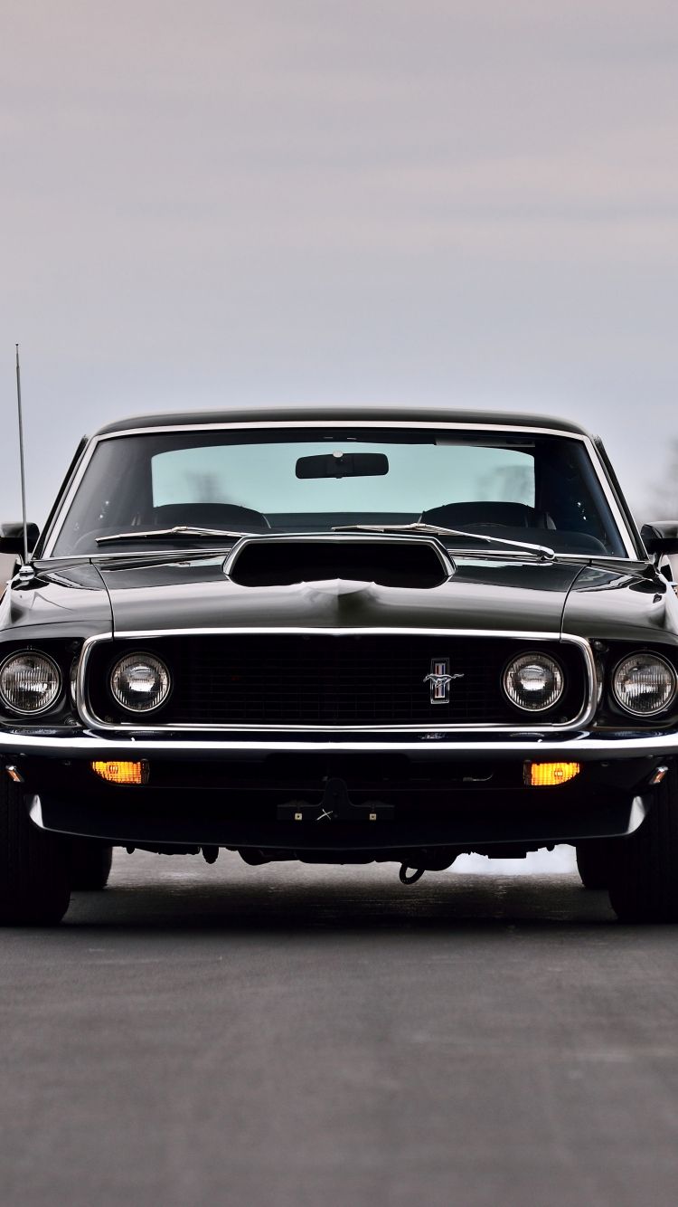 Download wallpaper 750x1334 ford mustang boss 429 fastback, 1969, muscle car, iphone 7, iphone 8, 750x1334 HD background, 8257