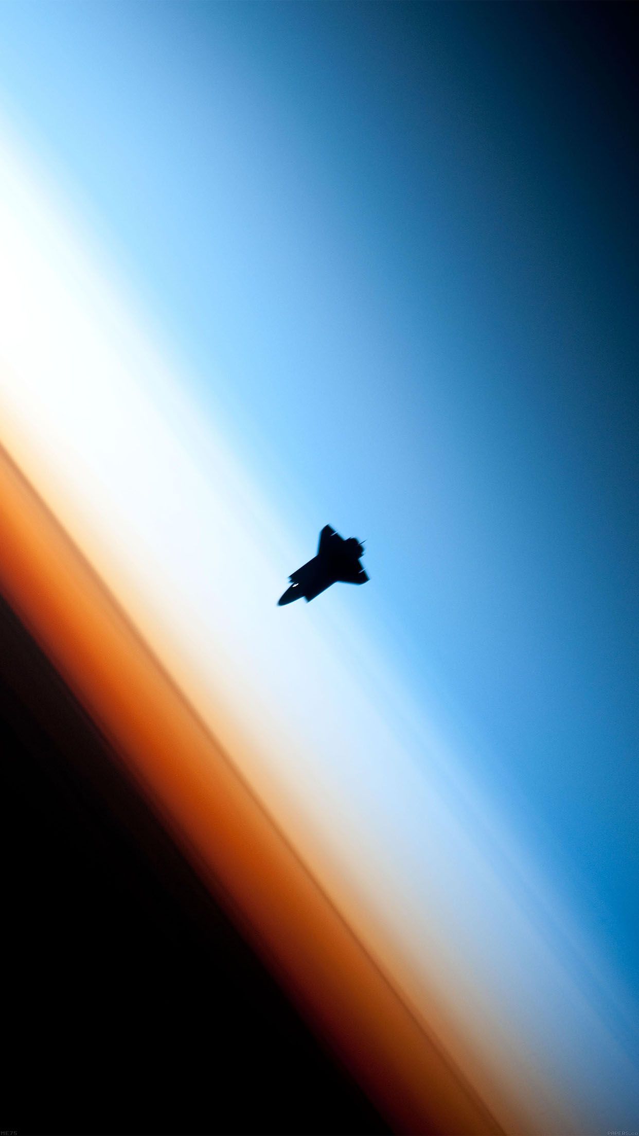 Endeavor Horizon Spaceship From Space .androidhdwallpaper.com