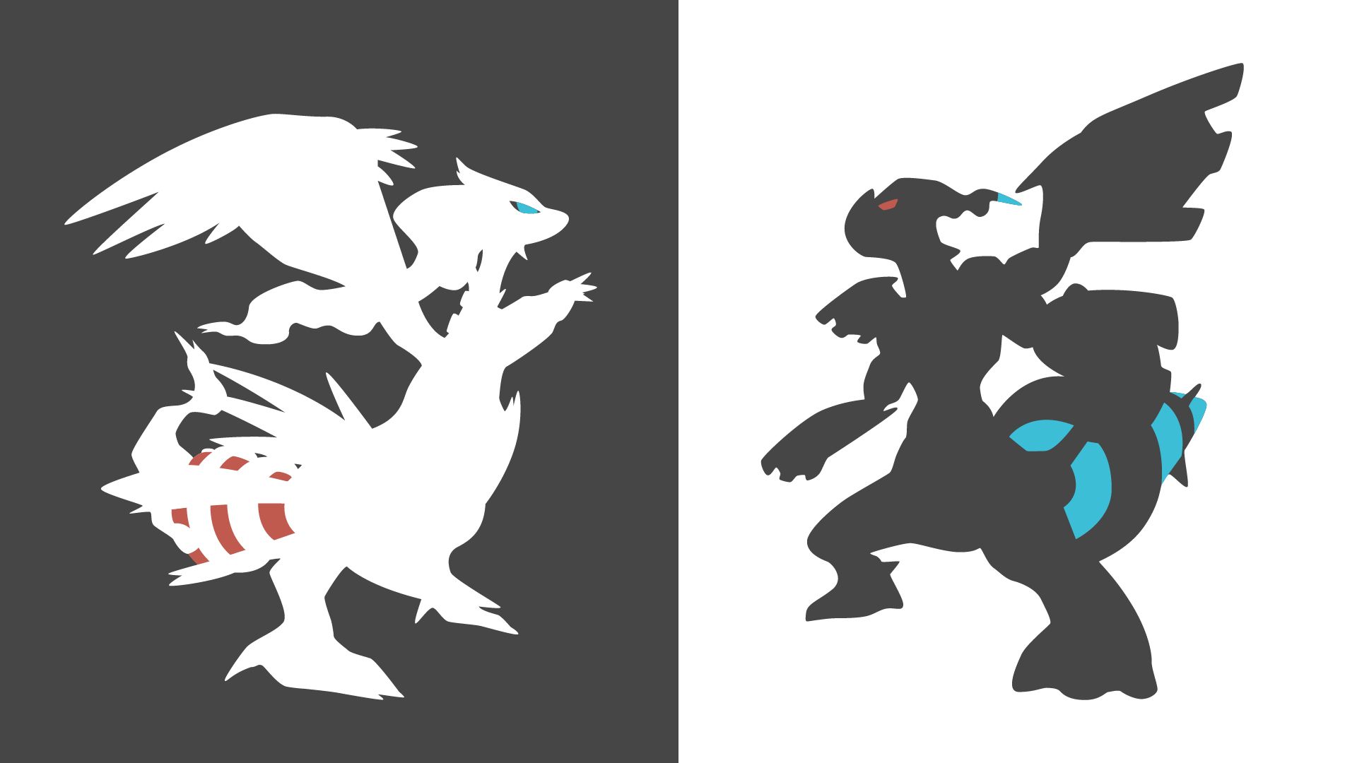 Reshiram Minimalist Wallpaper .com