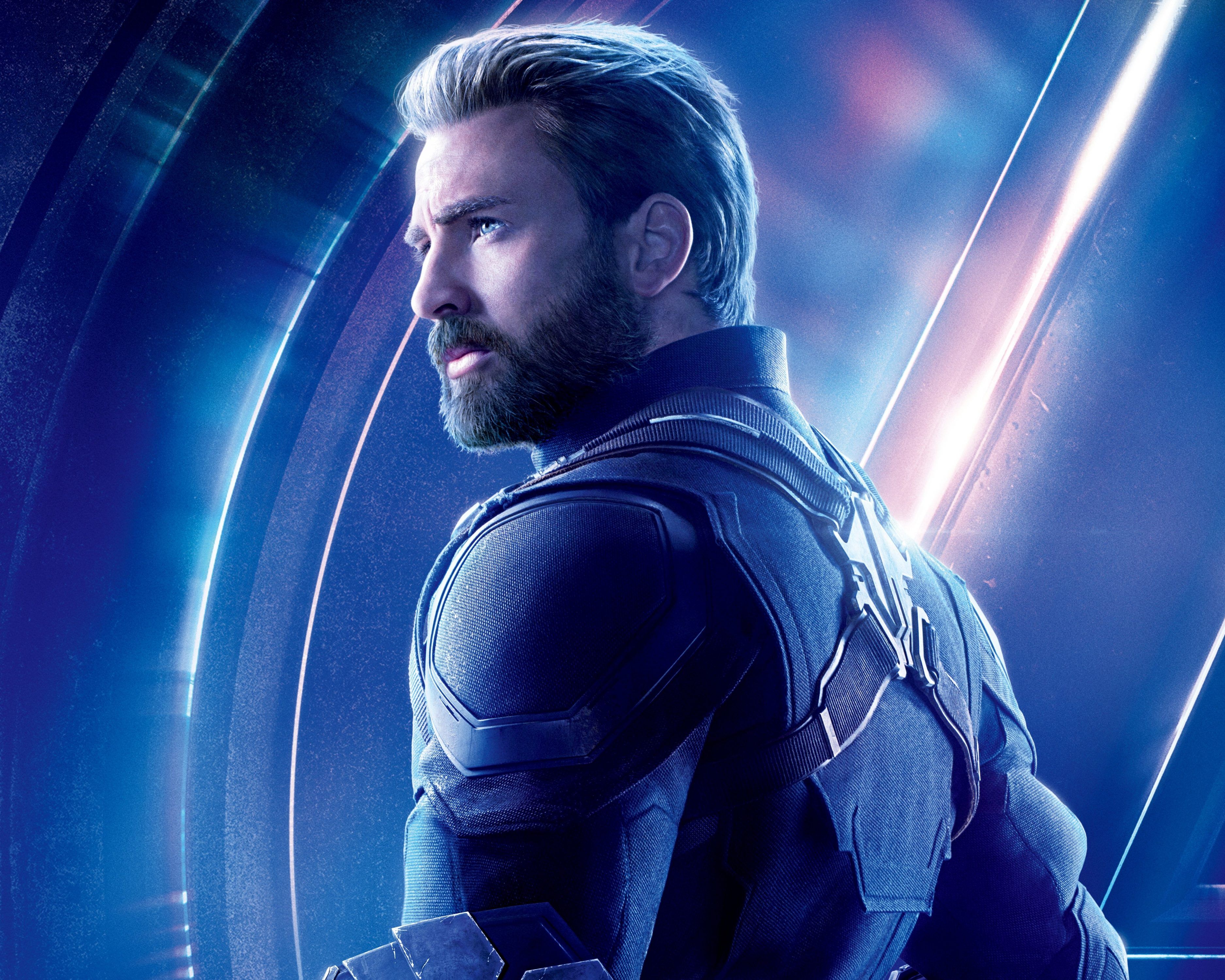 Avengers: Infinity War (2018) Captain America 8K Ultra HD Wallpaper