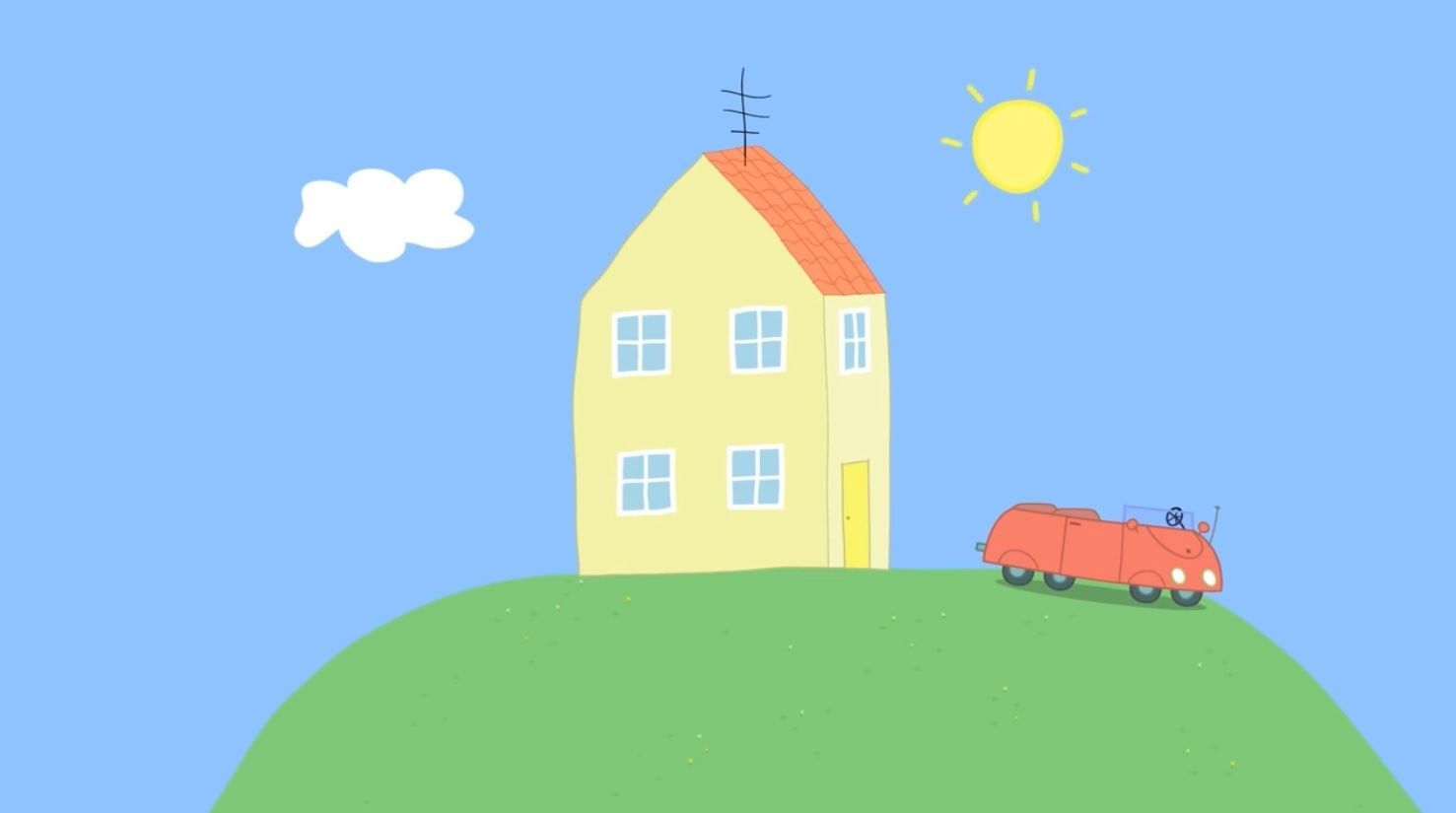 HD peppa pig house wallpapers