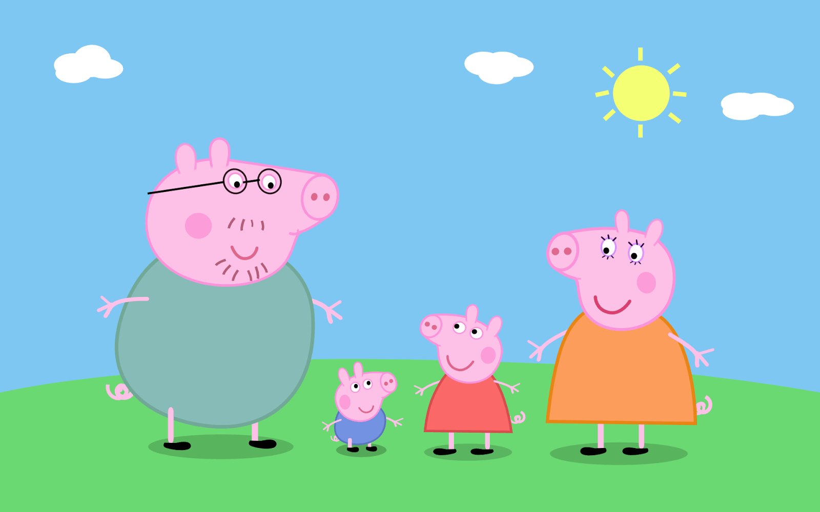 Peppa Pig House Wallpaper