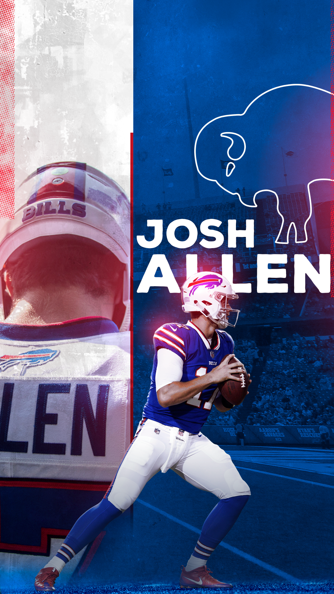 Download Josh Allen Buffalo Bills QB Wallpaper