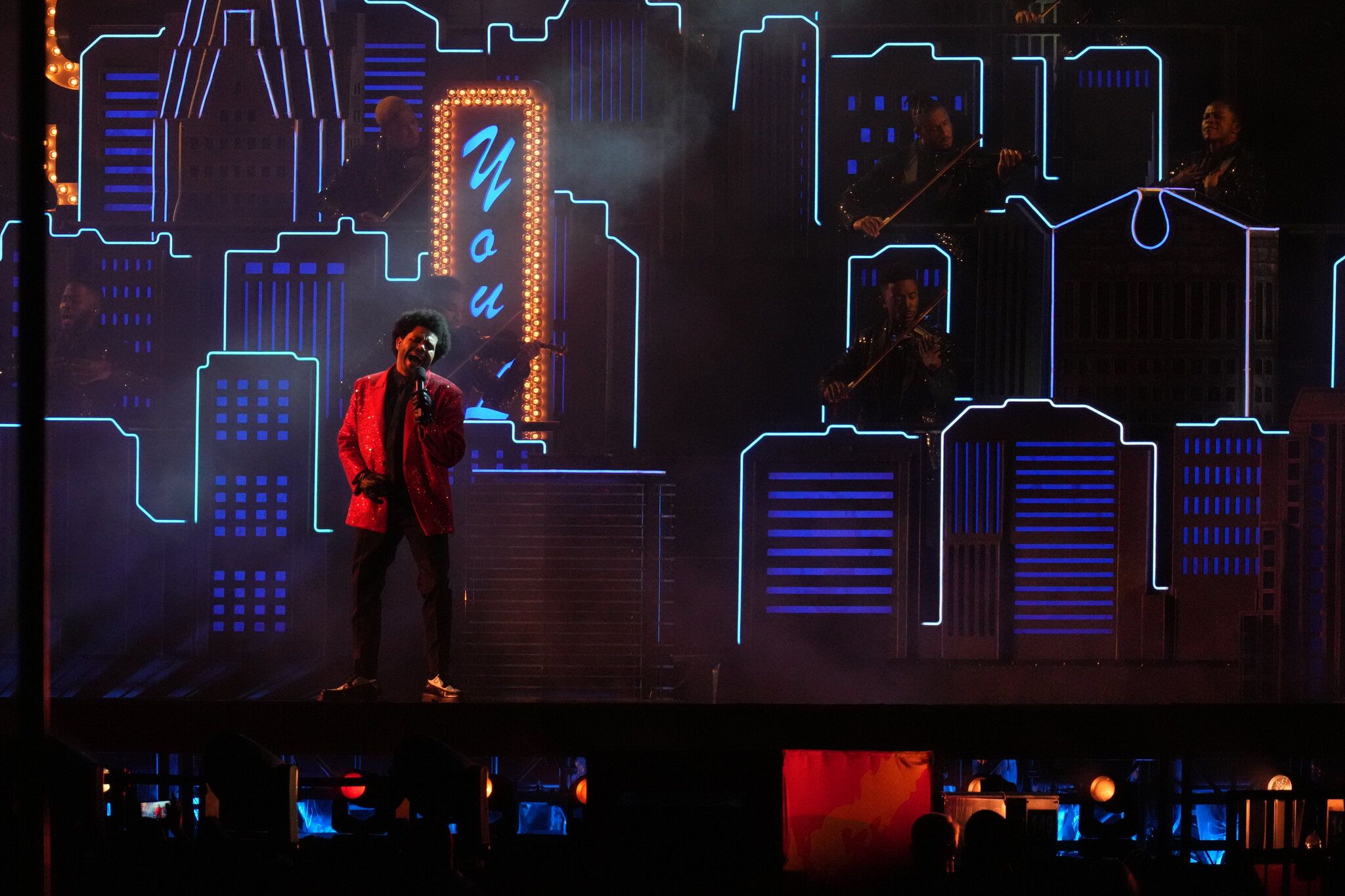 Shadows at the Super Bowl Halftime Show .nytimes.com