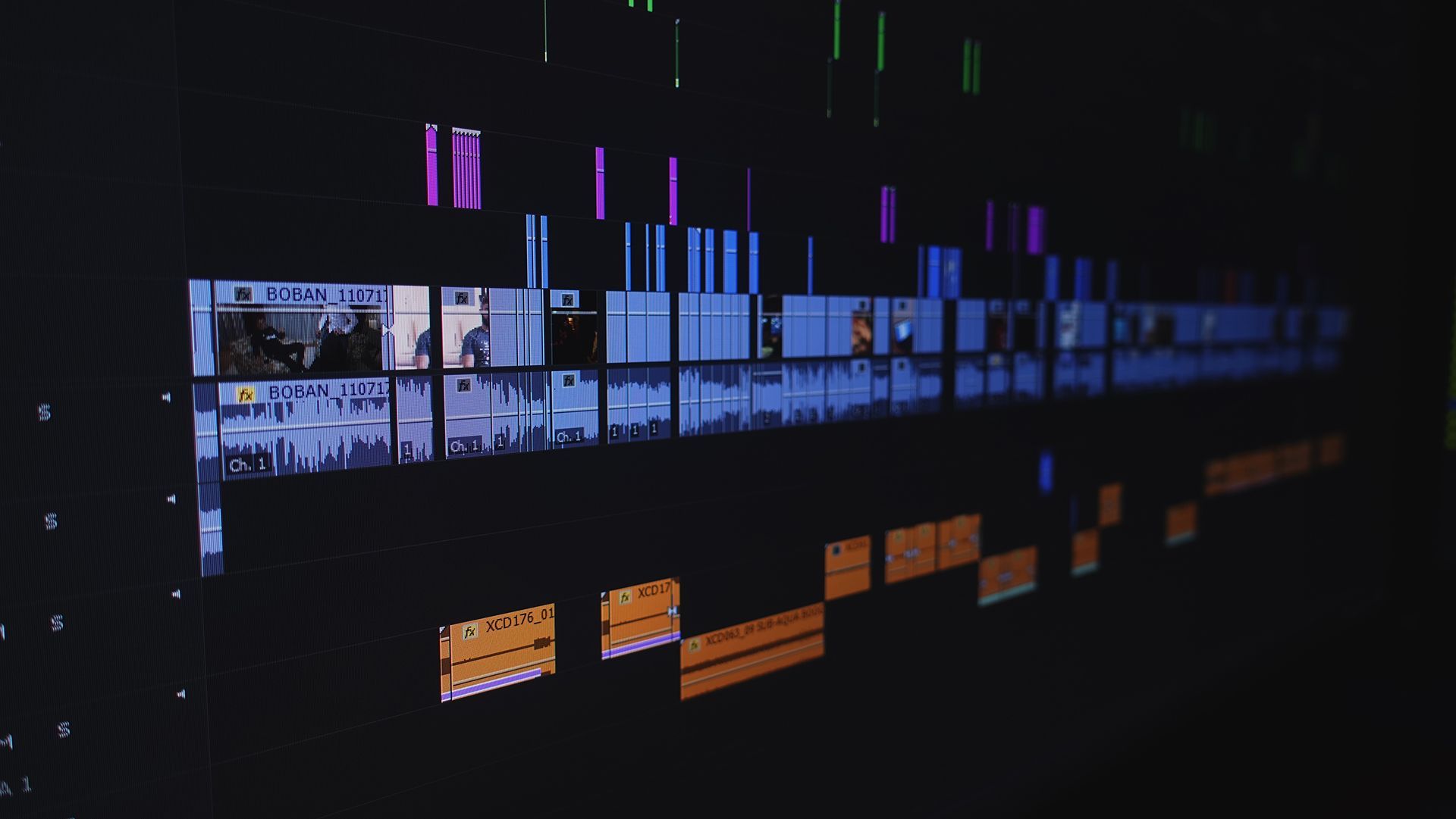 Adobe Premiere Pro timeline -com