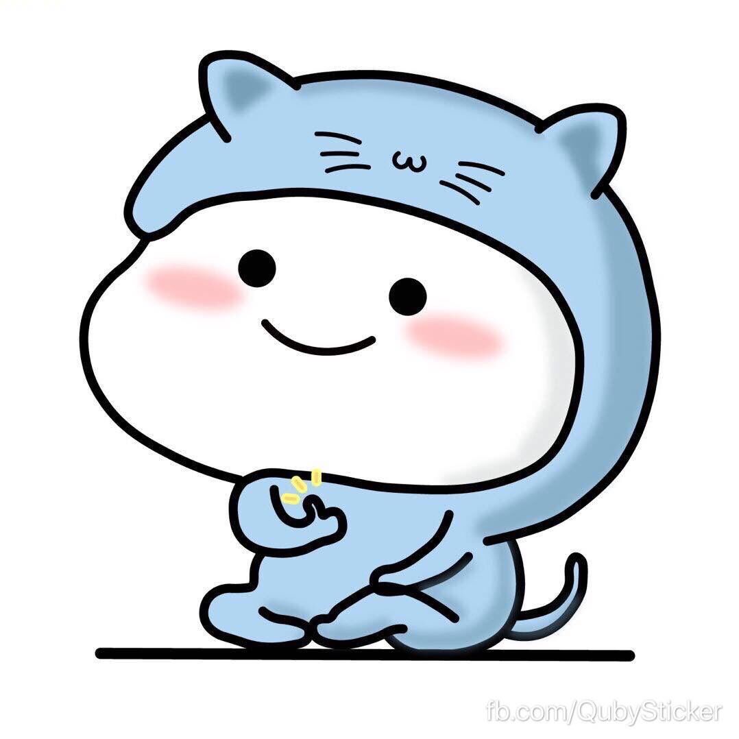 Quby cosplay Cat. Cute cartoon .com