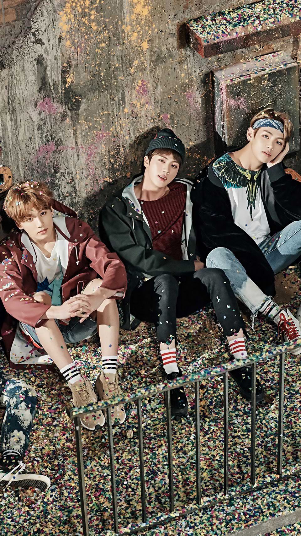 BTS: J Hope, Jimin, Jin, Jungkook, RM, Suga Y V Wallpaper 2k Quad HD