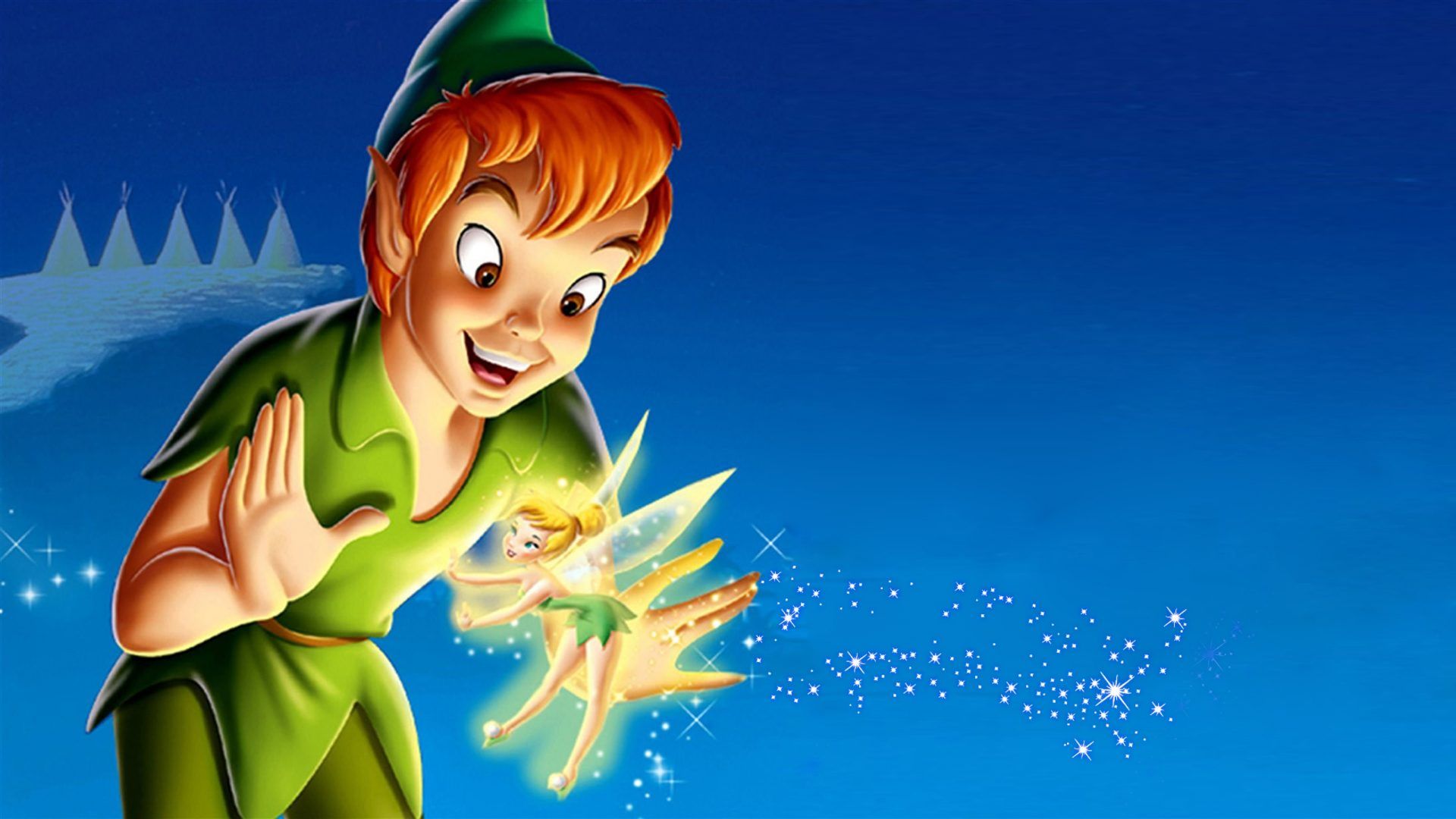 Peter Pan And Tinkerbell Desktop HD .wallpaper13.com