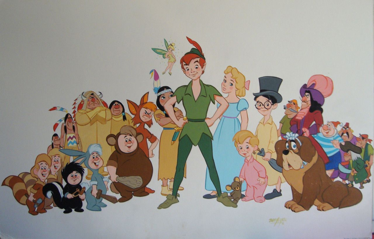 Peter pan characters, Disney movie .com