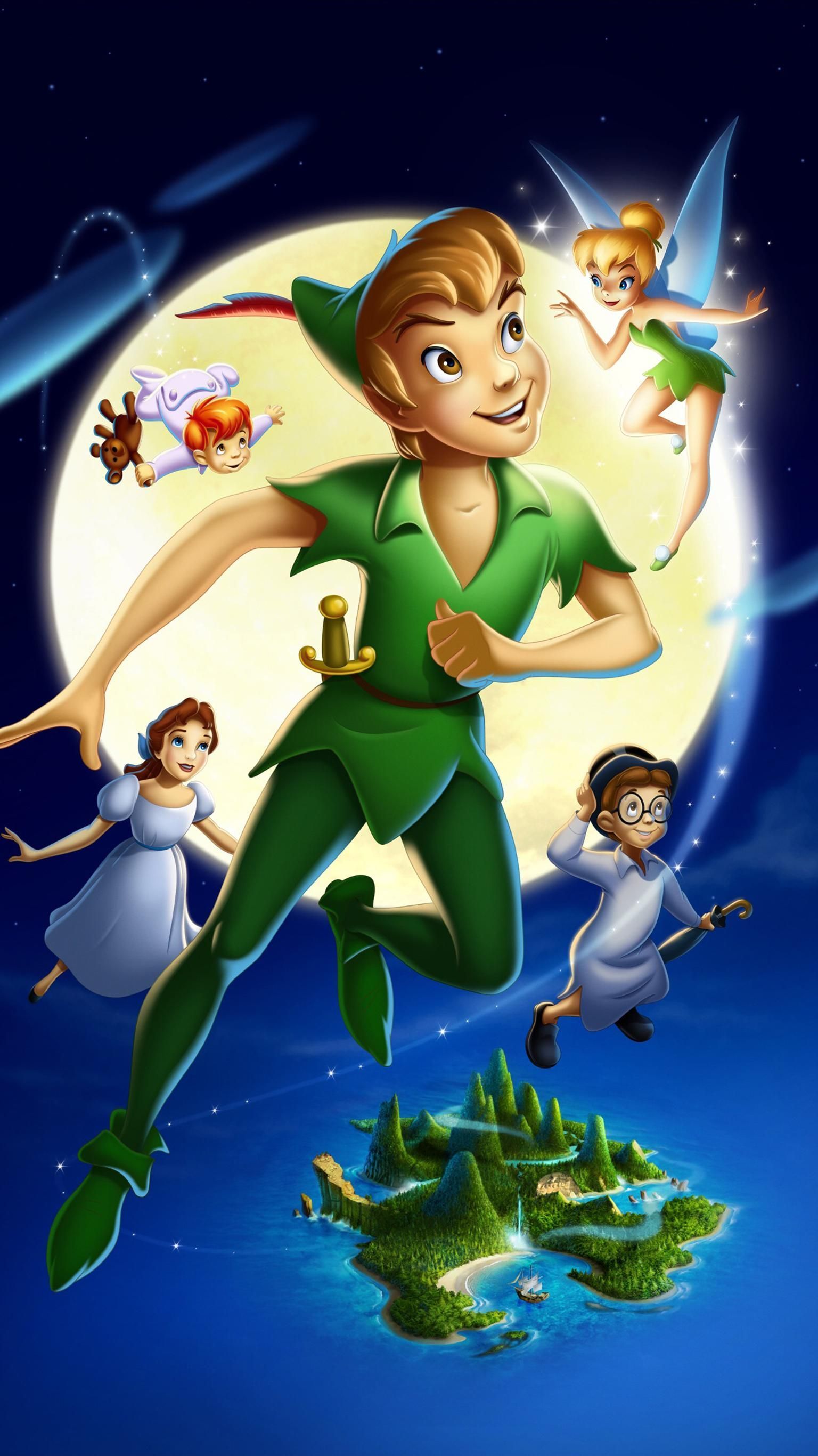Peter Pan Flying Wallpaperwallpaper.dog