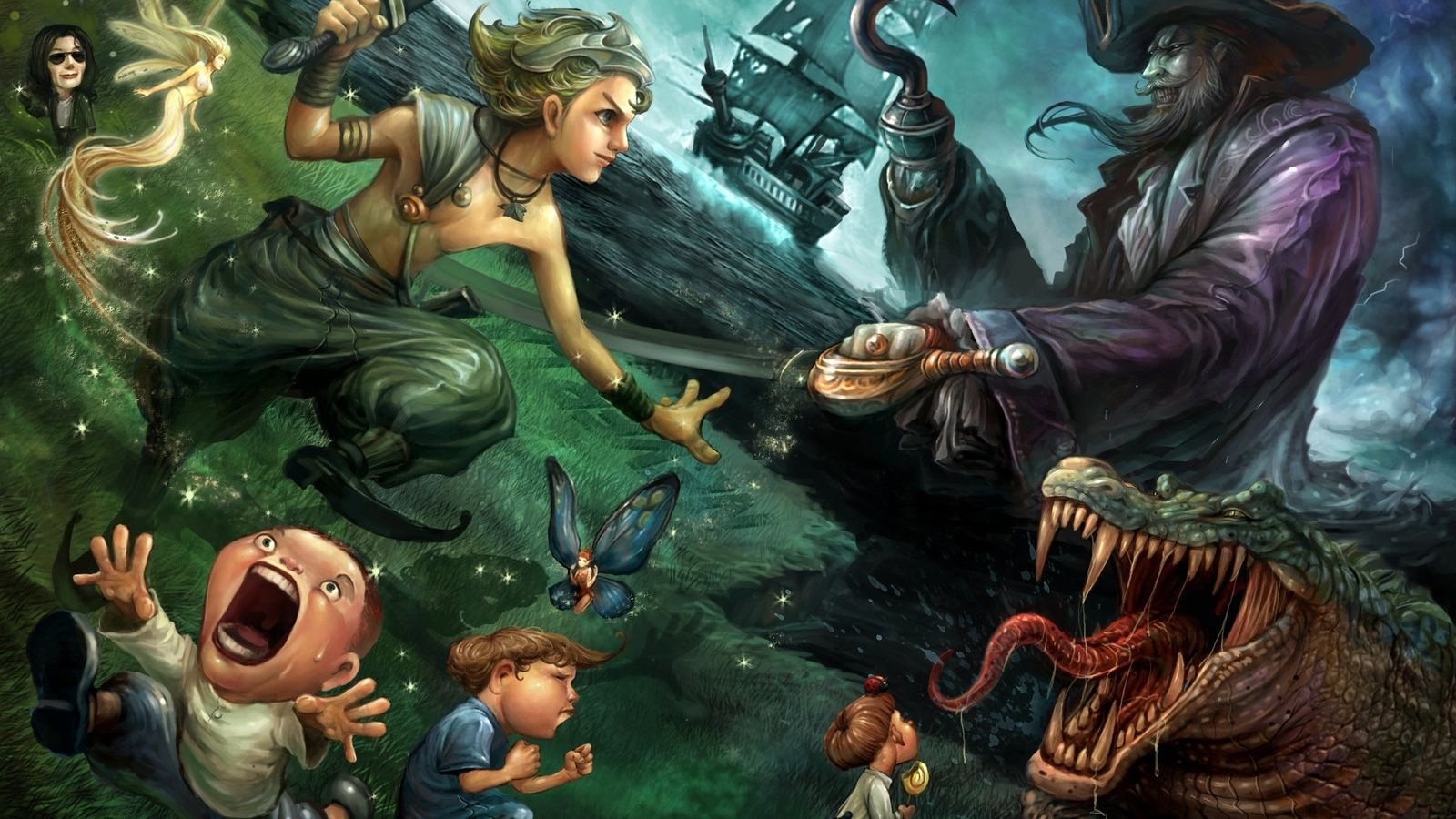 Movie Peter Pan Wallpaper 1600x1095 .wallpaperafari.com