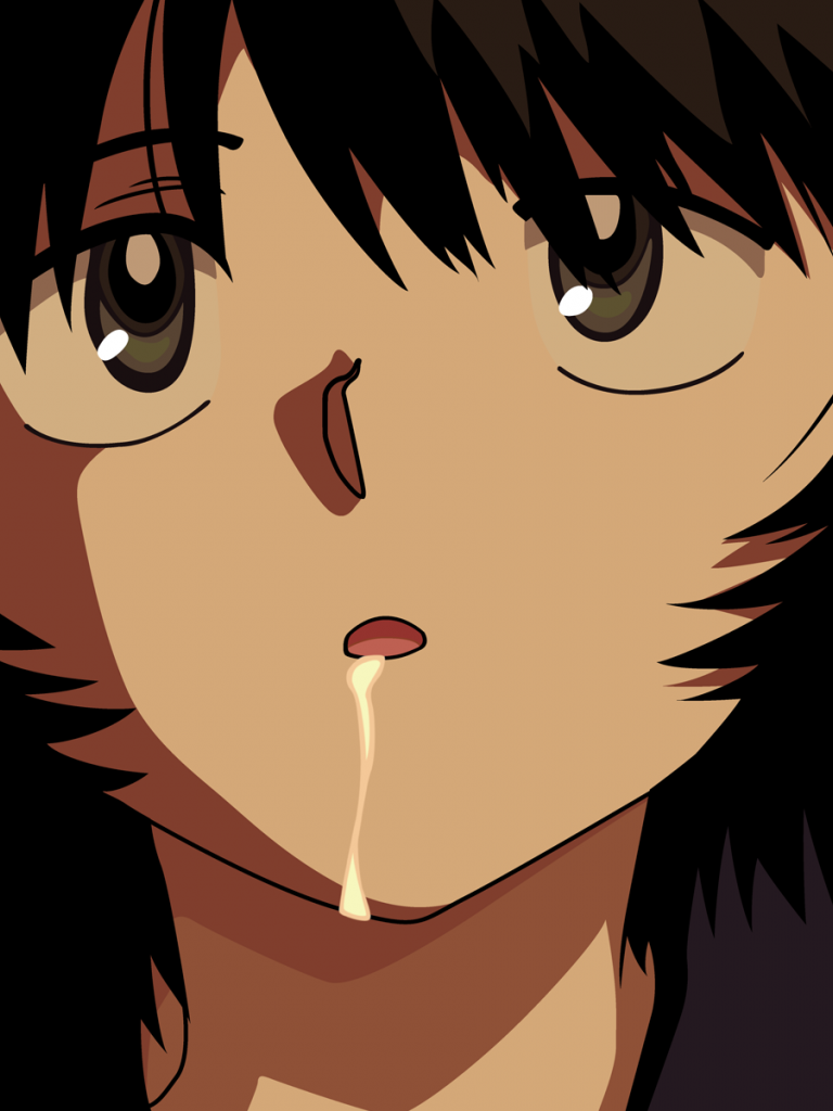 Urabe Mikoto, landscape, digital art, dark, night, desert, Mysterious  Girlfriend X, picture-in-picture