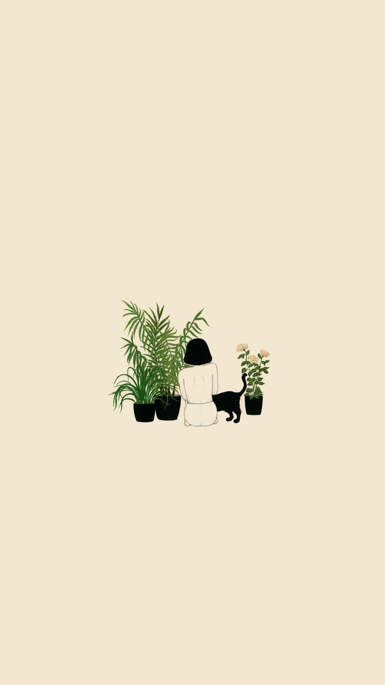 Cute Aesthetic Plant Wallpaper on .wallpaper.dog