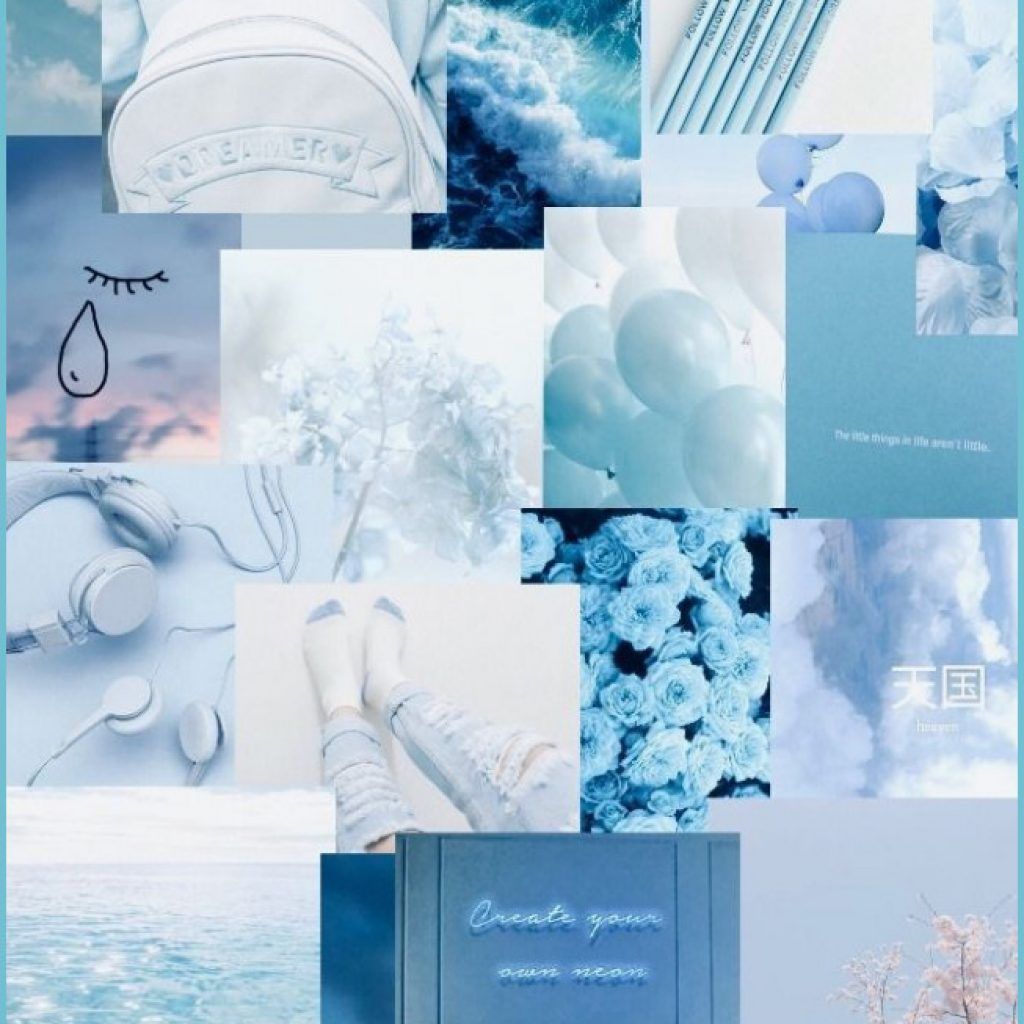 Pastel blue aesthetic wallpaperanupghosal.com