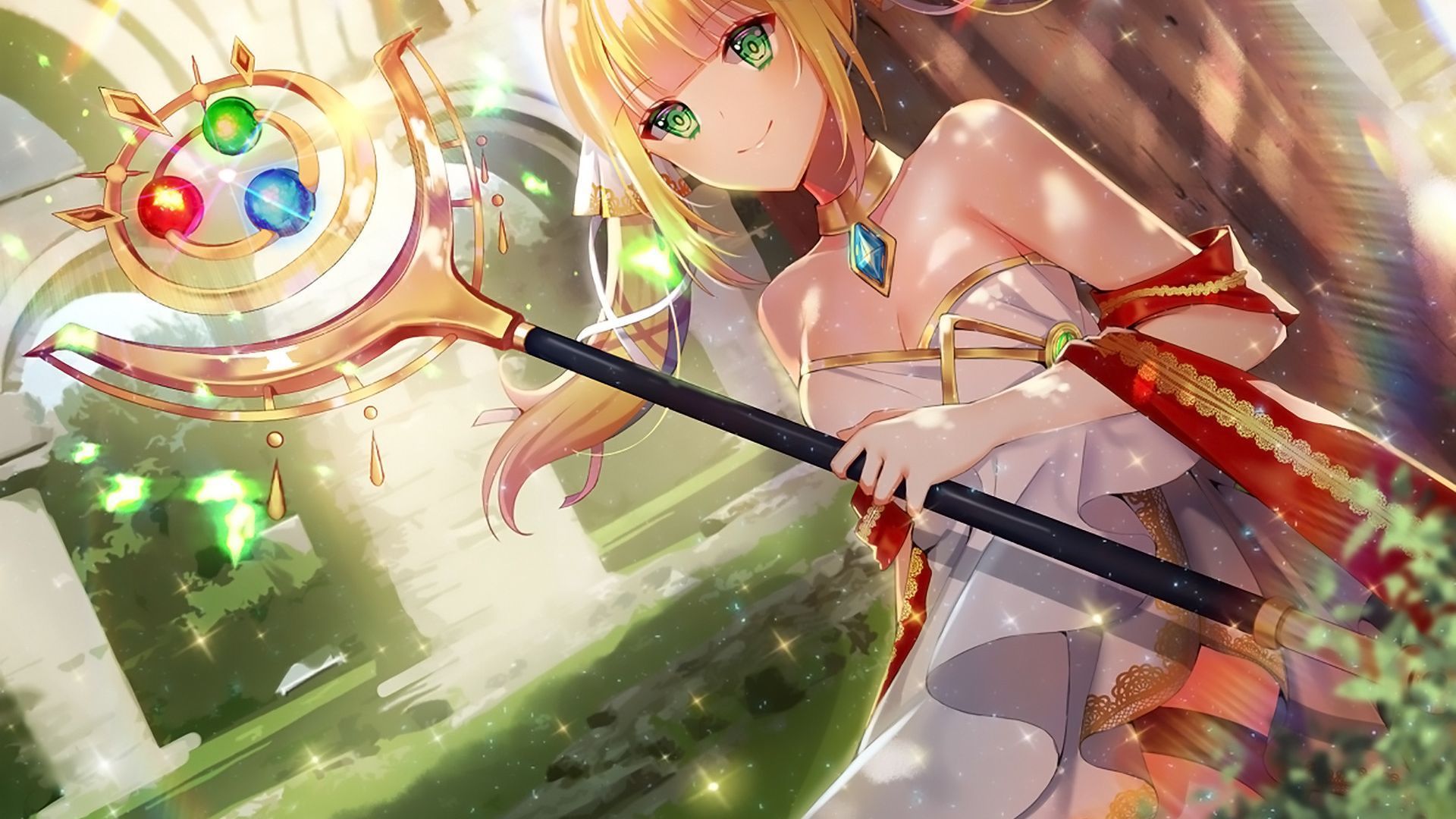 Desktop Wallpaper Blonde, Anime Girl .picstatio.com