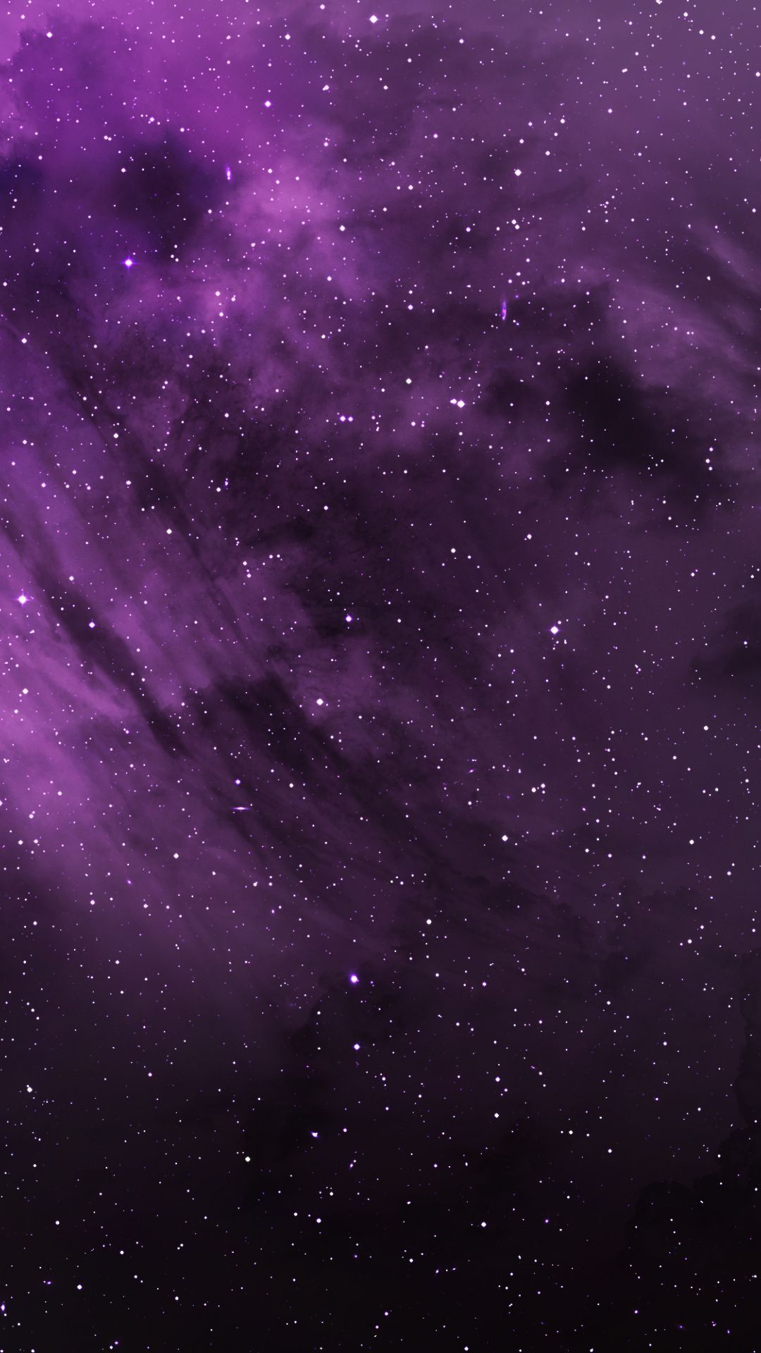 Purple clouds, cosmos, stars .com