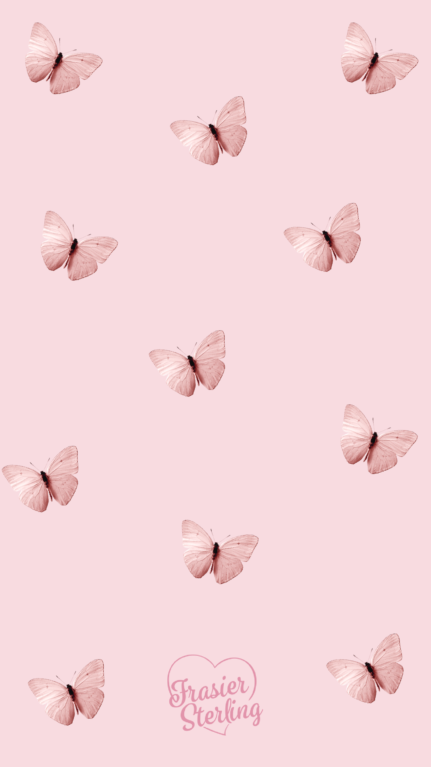 Pink Butterfly Aesthetic Wallpapers  Wallpaper Cave