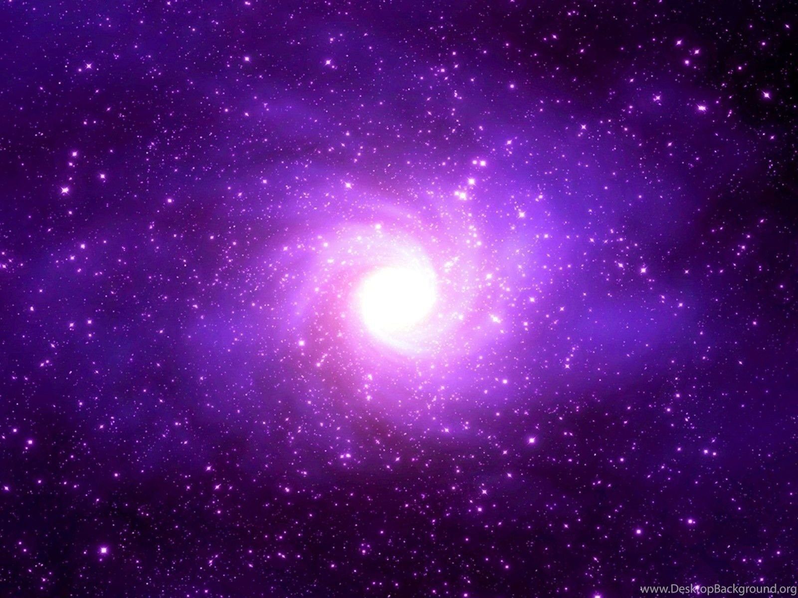 Purple Galaxy Wallpaper Desktop Backgrounddesktopbackground.org