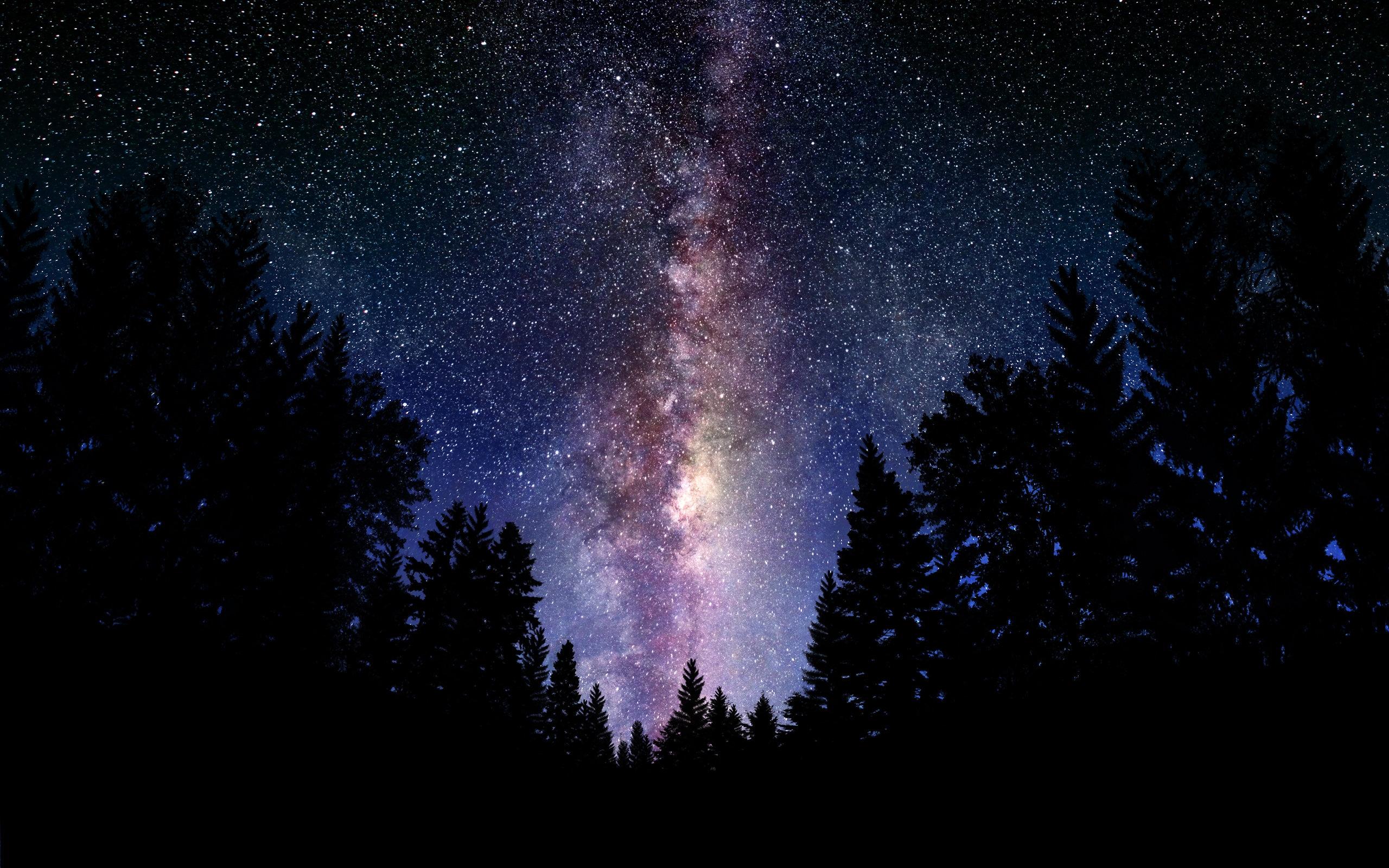 Aesthetic Galaxy Background