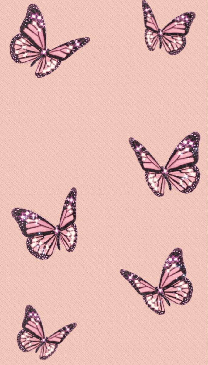 Pink Butterfly Aesthetic Wallpapers - Wallpaper Cave