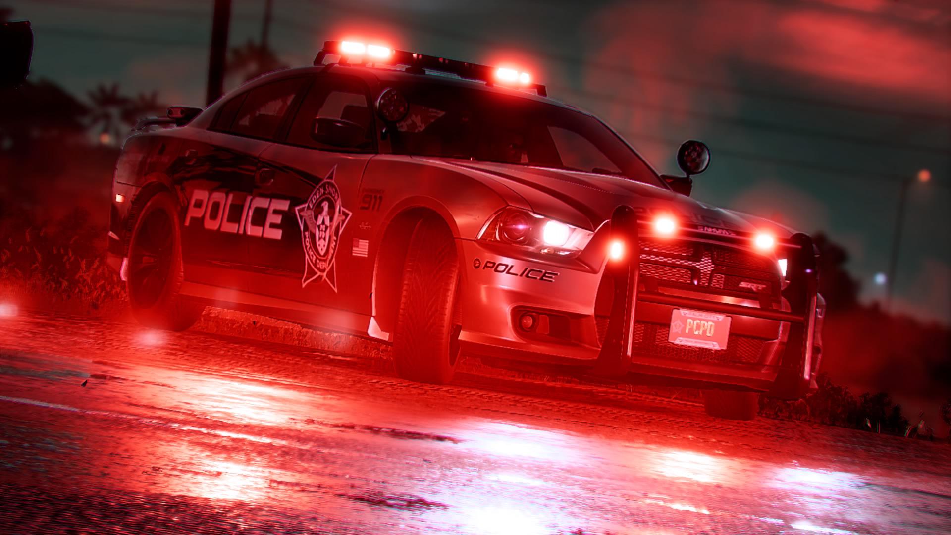 red tire smoke close to the police car .reddit.com