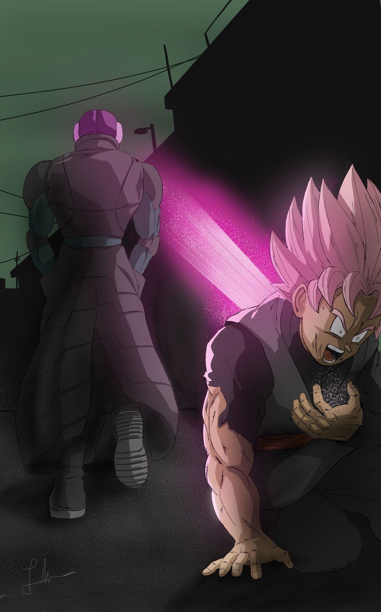 Hit vs Goku Black. Dragon ball super .dk