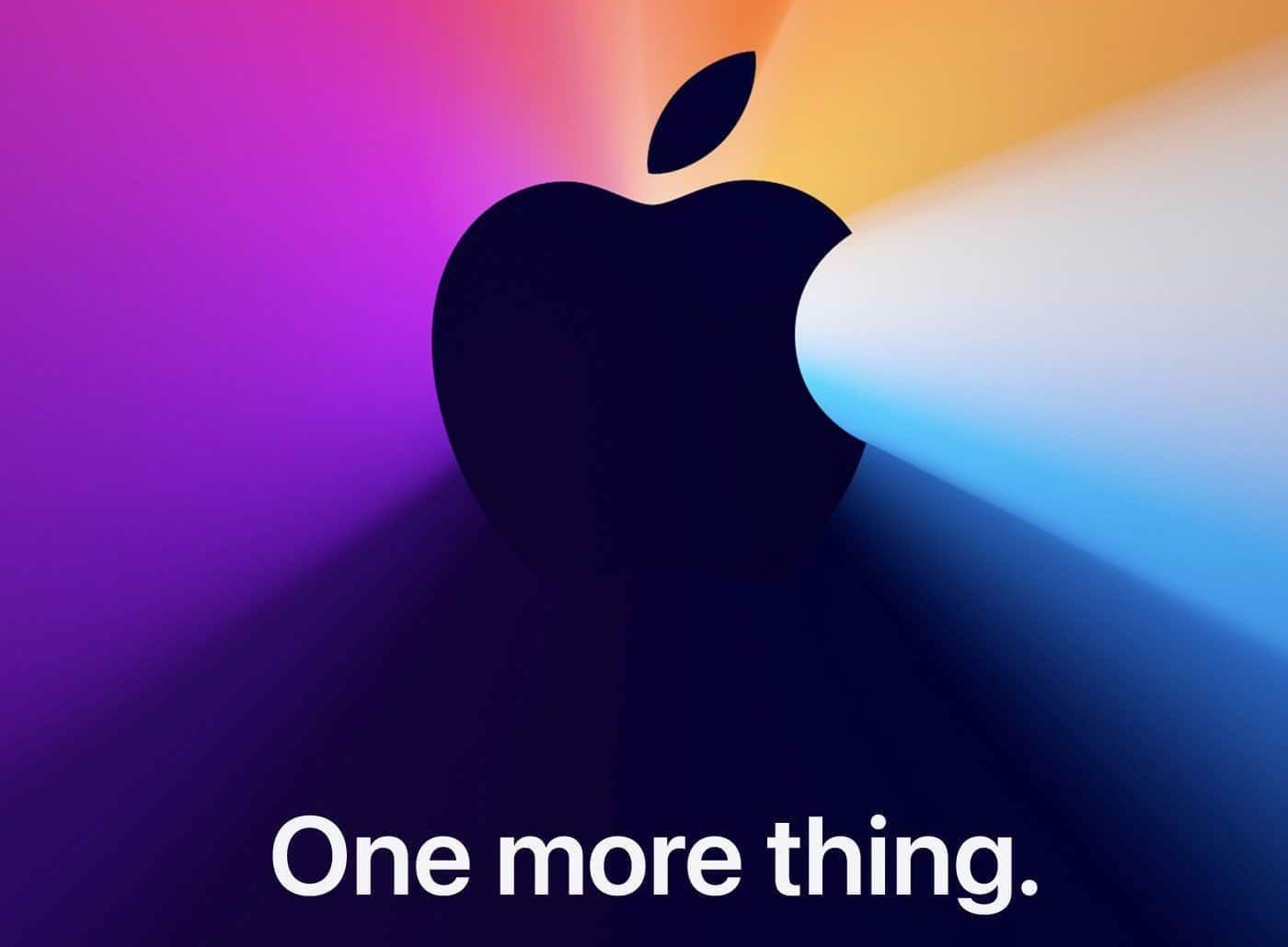 Apple 'One More Thing' Event Wallpaper .iphonehacks.com