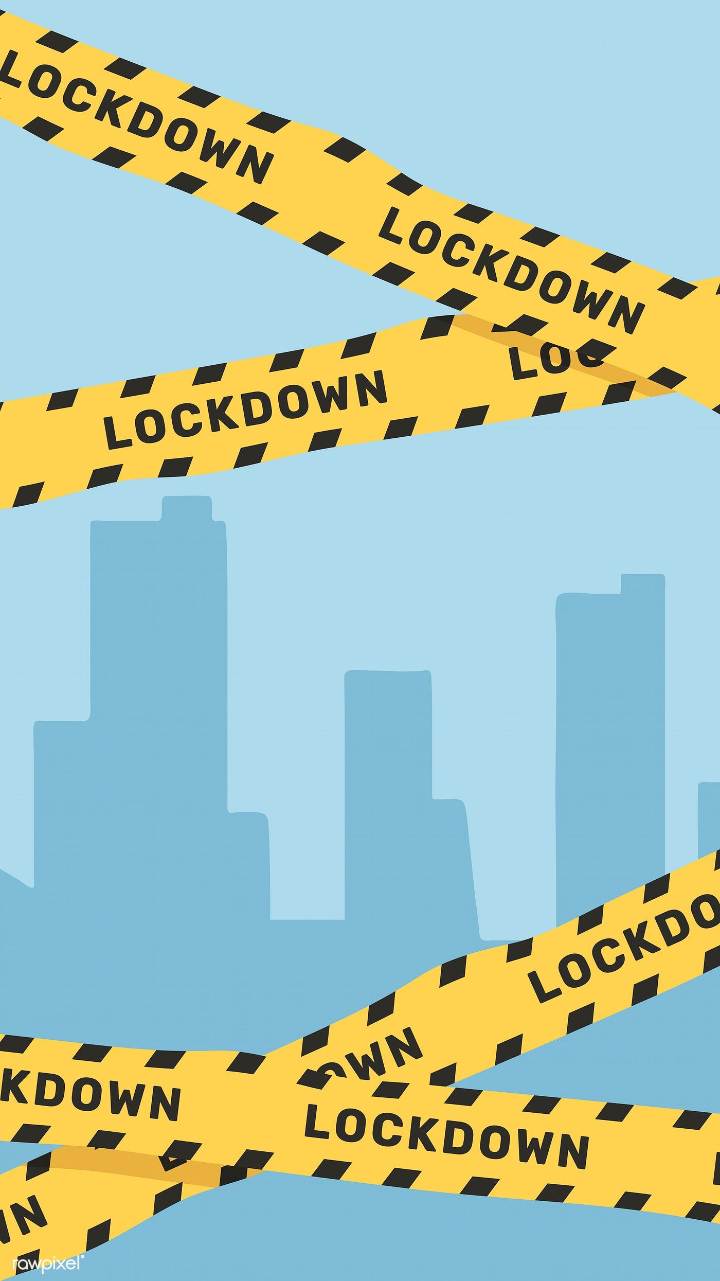 Yellow lockdown caution tape mobile .com