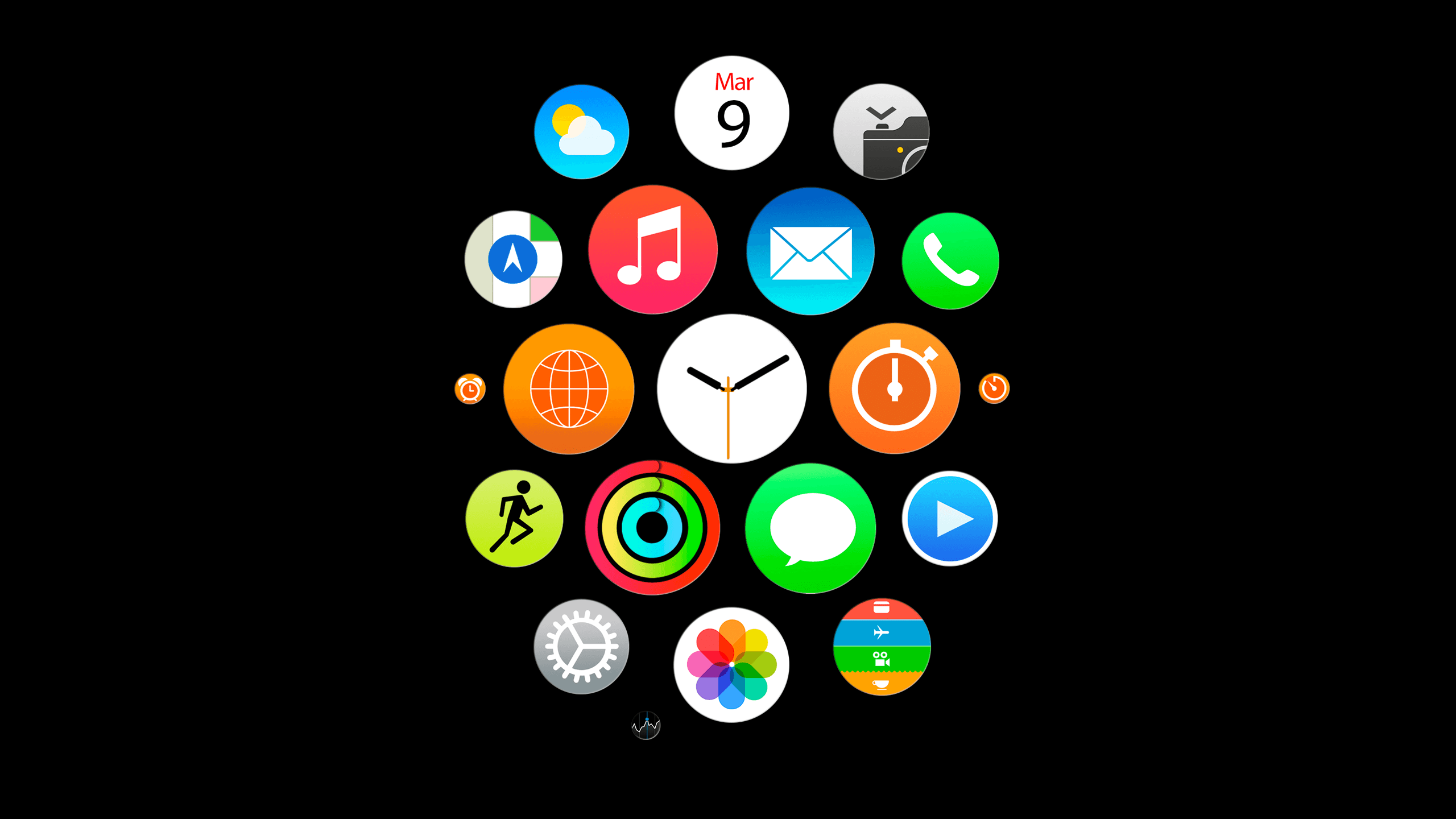 HD wallpaper: apple, watch 3, smartwatch, heart rate, technology, time,  communication | Wallpaper Flare