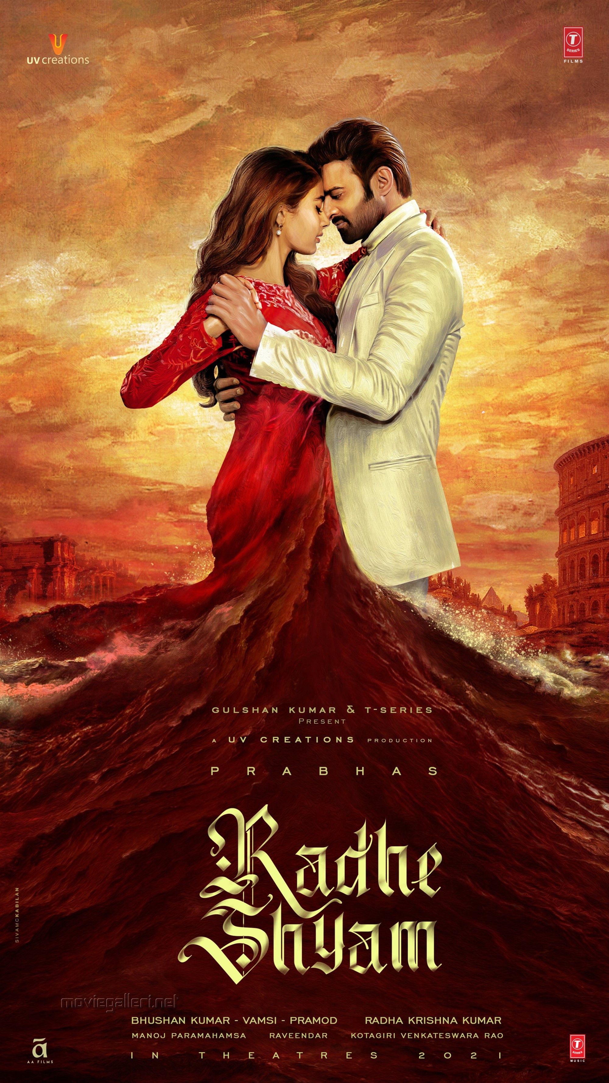 Radhe Shyam First Look Posters HD .moviegalleri.net