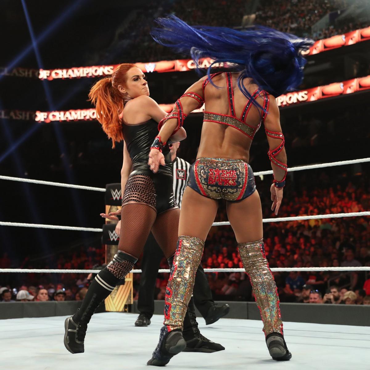 Becky Lynch vs. Sasha Banks.