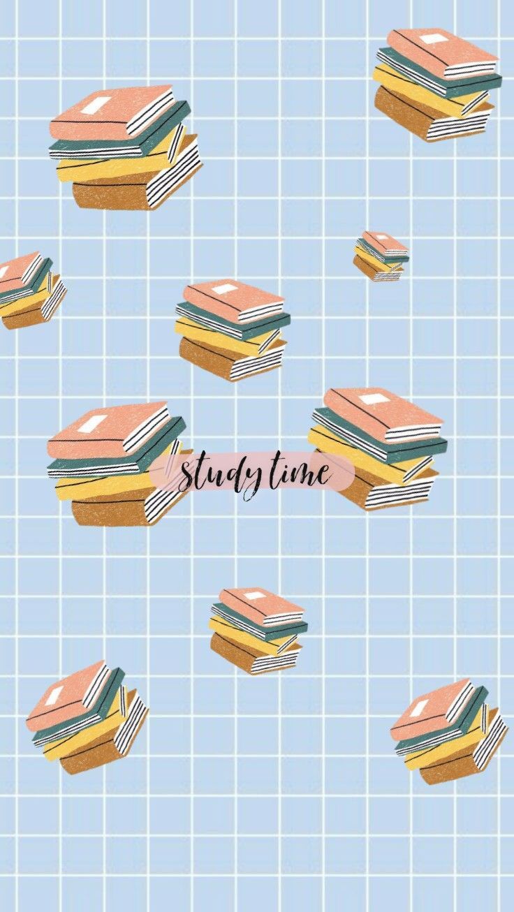 Studying wallpaper aesthetic. Cute patterns wallpaper, Cool wallpaper for phones, Aesthetic iphone wallpaper