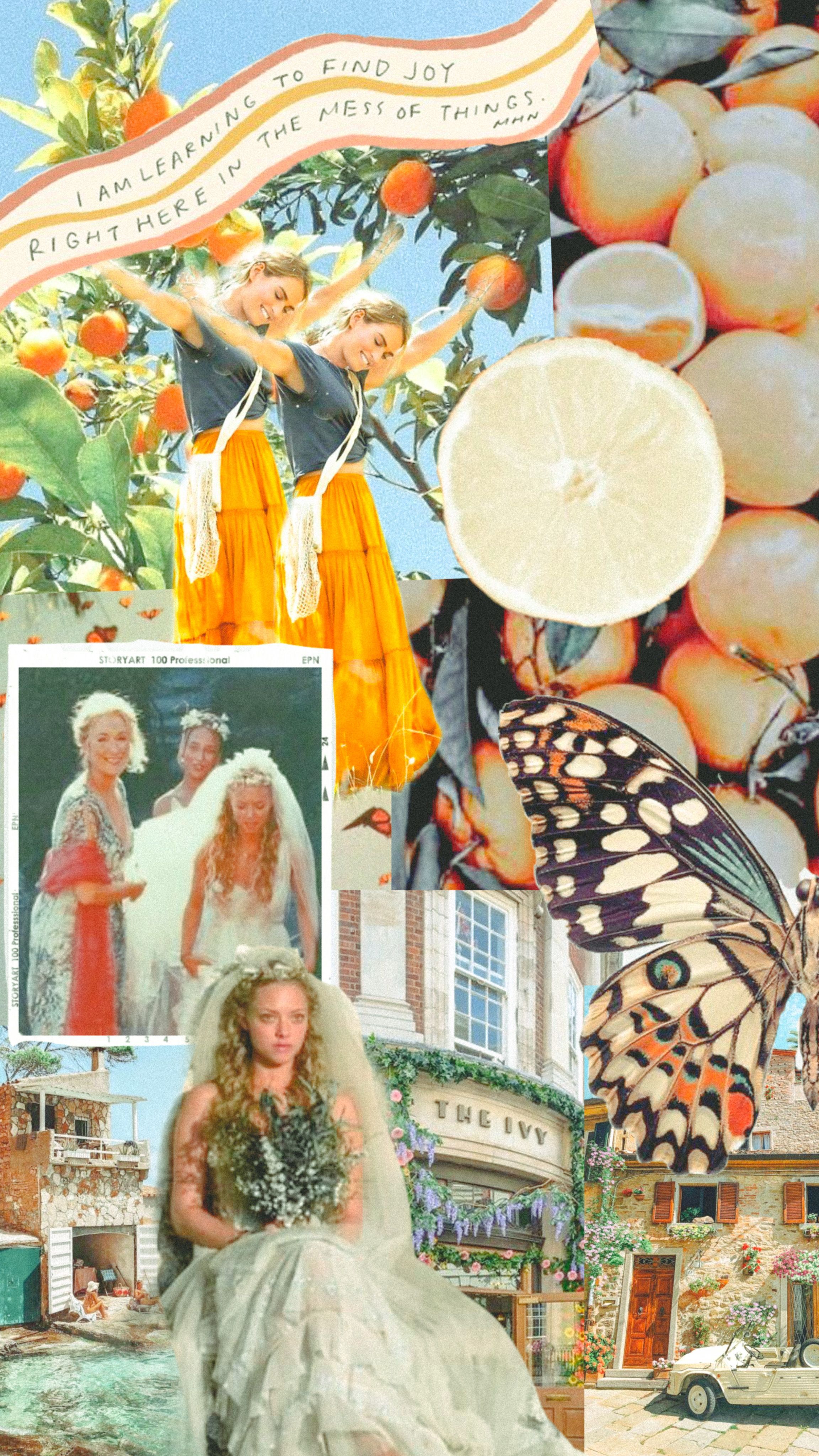 Mamma Mia aesthetic wallpaper collage .com