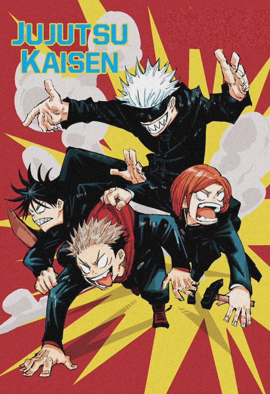 Jujutsu Kaisen Anime Characters Wallpaper iPhone Phone 4K #5520e