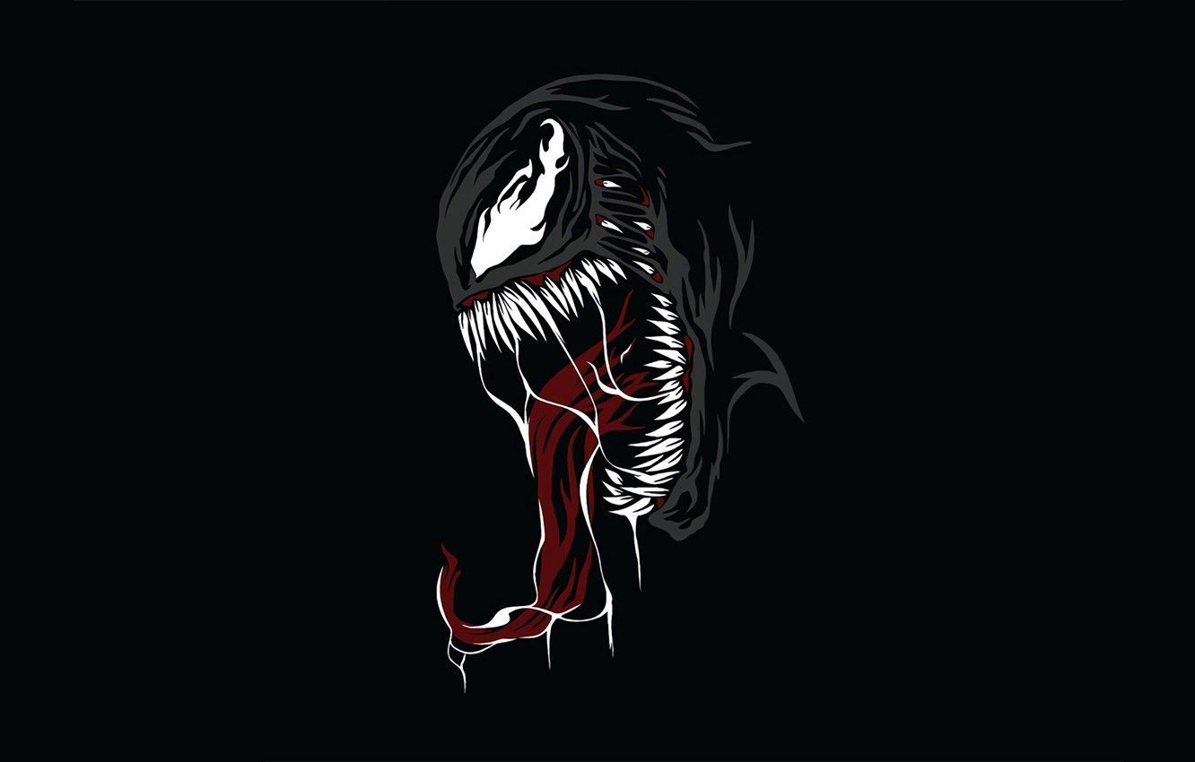 Minimalist Venom Wallpaper