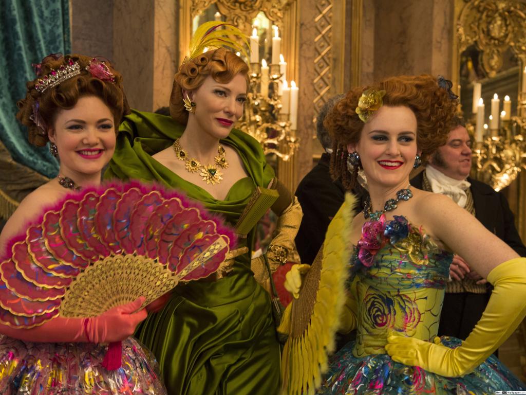 Lady Tremaine and her daughters atbesthdwallpaper.com