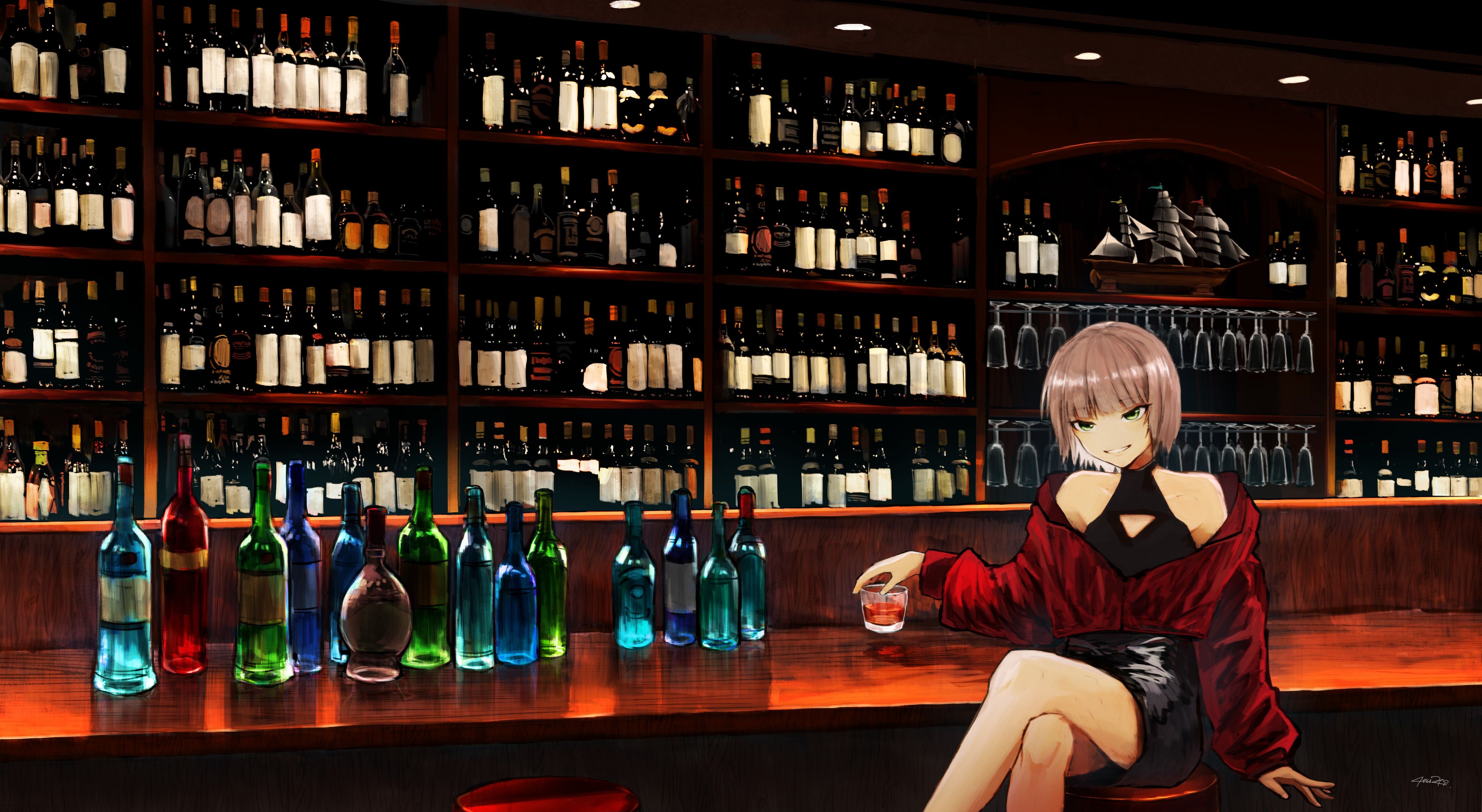 Anime Bar Wallpapers - Wallpaper Cave