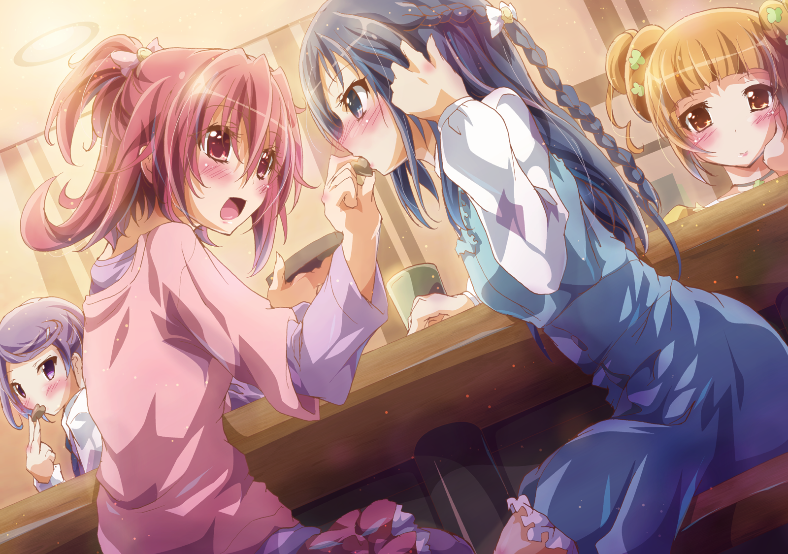 The girls at the bar Anime Funny kids .zastavki.com