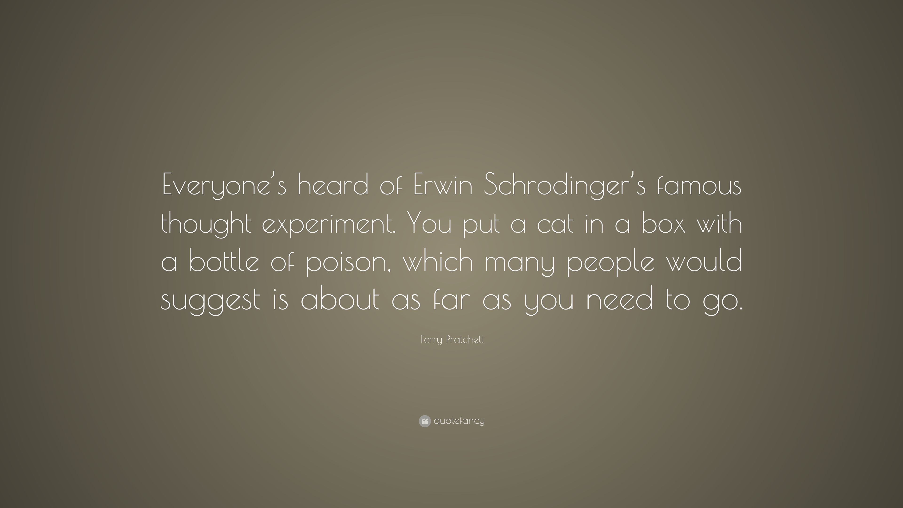 Terry Pratchett Quote: “Everyone's .quotefancy.com