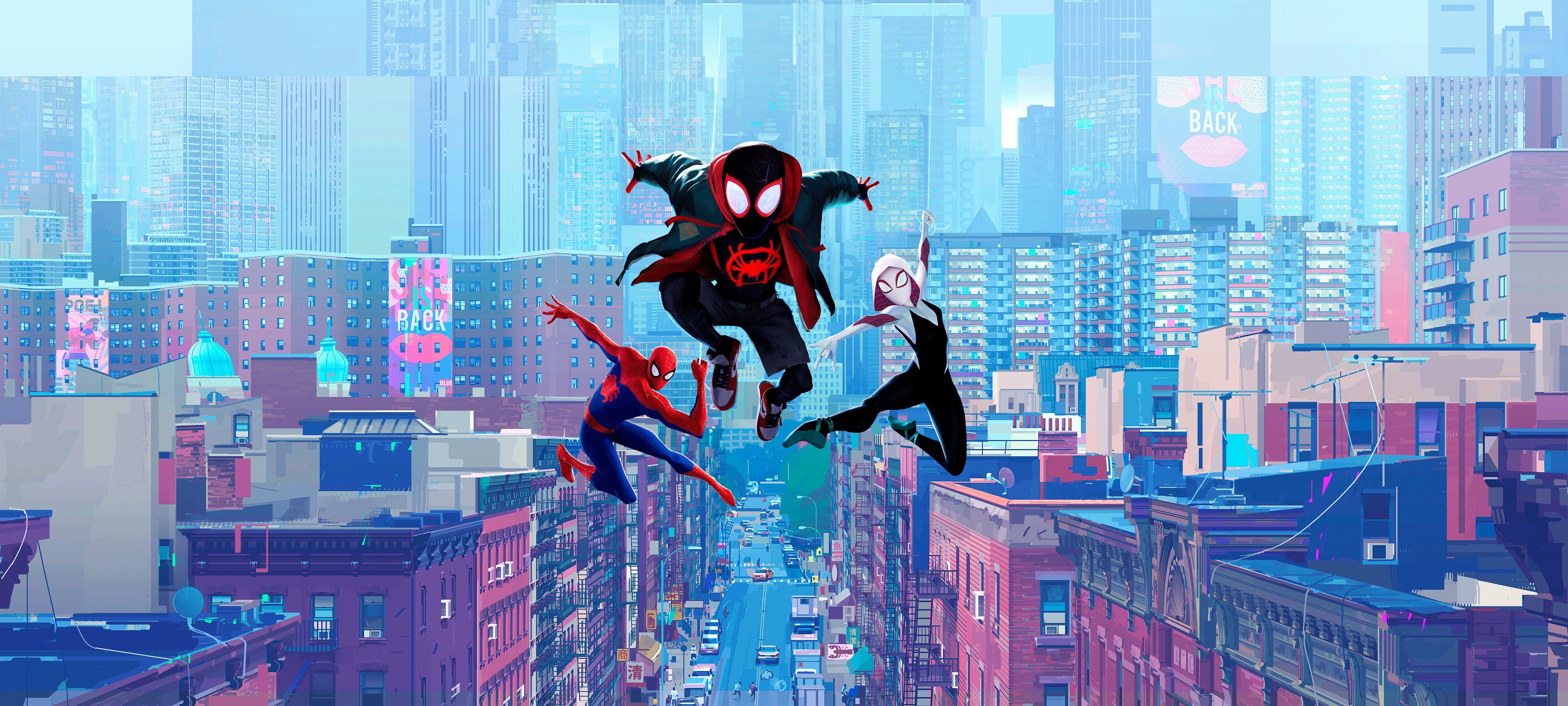 Spider Verse 4K Wallpaperfree4kwallpaper.com