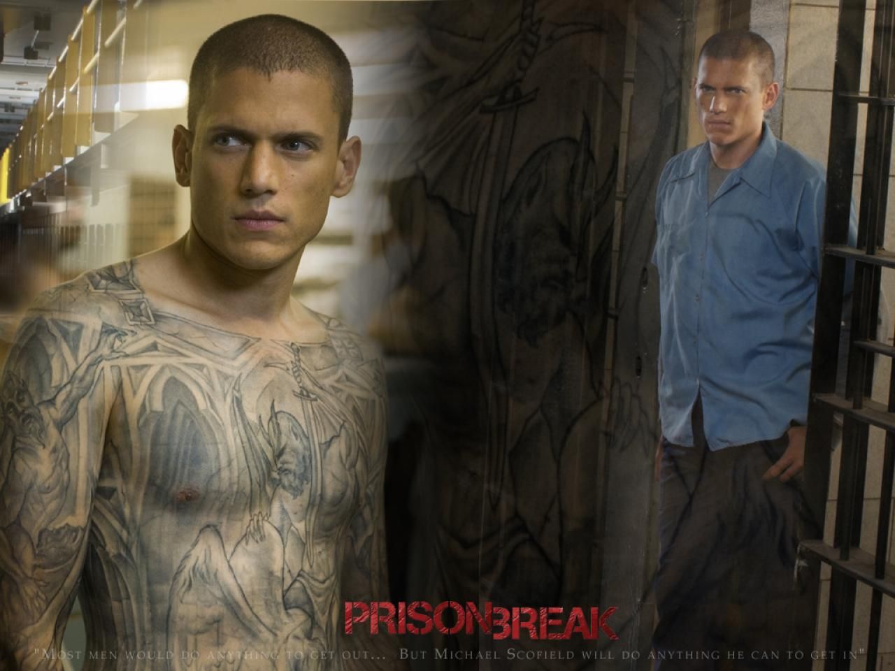 Michael Scofield Prison Tattoo Wallpapers Wallpaper Cave