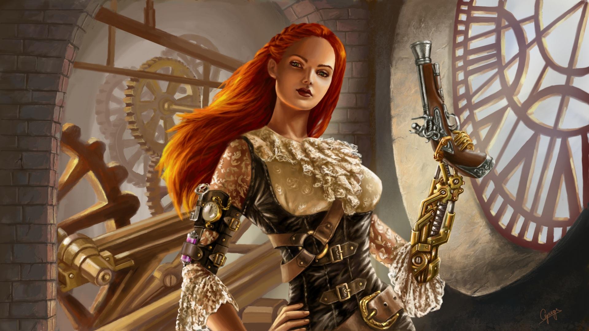 Steampunk Girl Wallpapers Wallpaper Cave