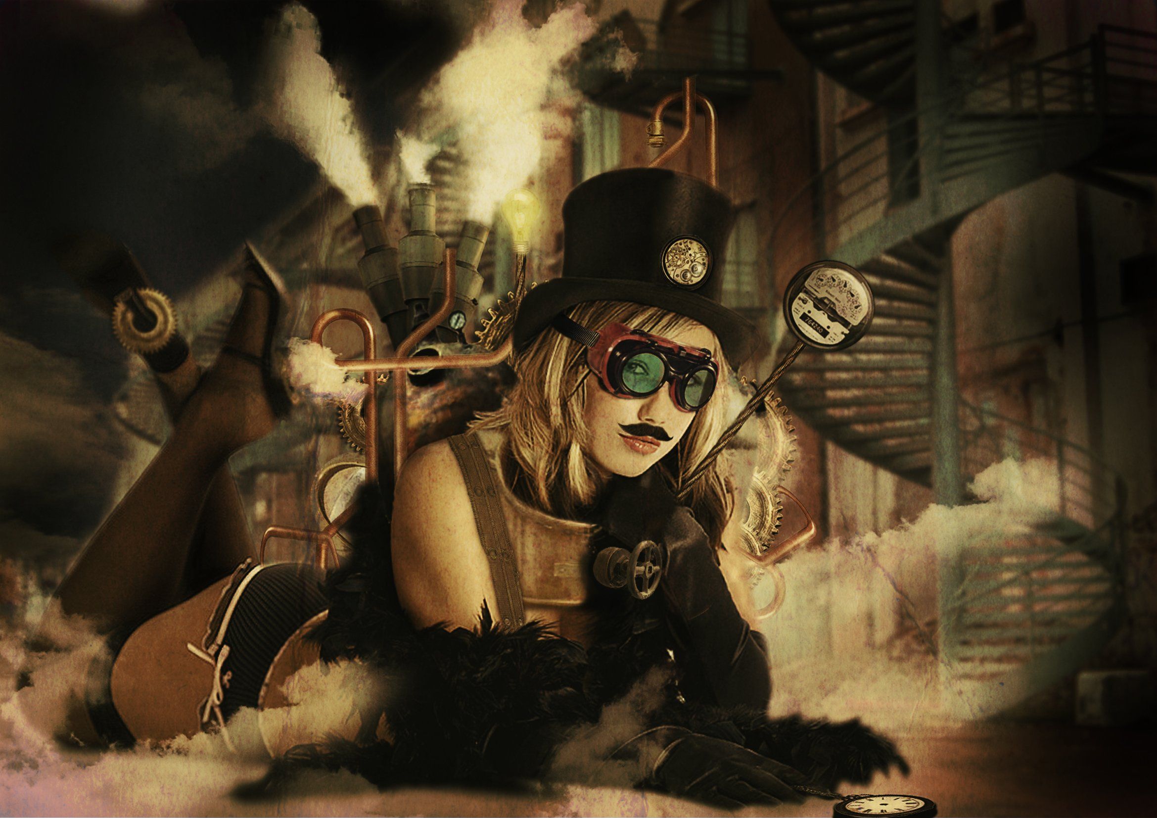 Free download Steampunk Girl Wallpaper .wallpaperafari.com