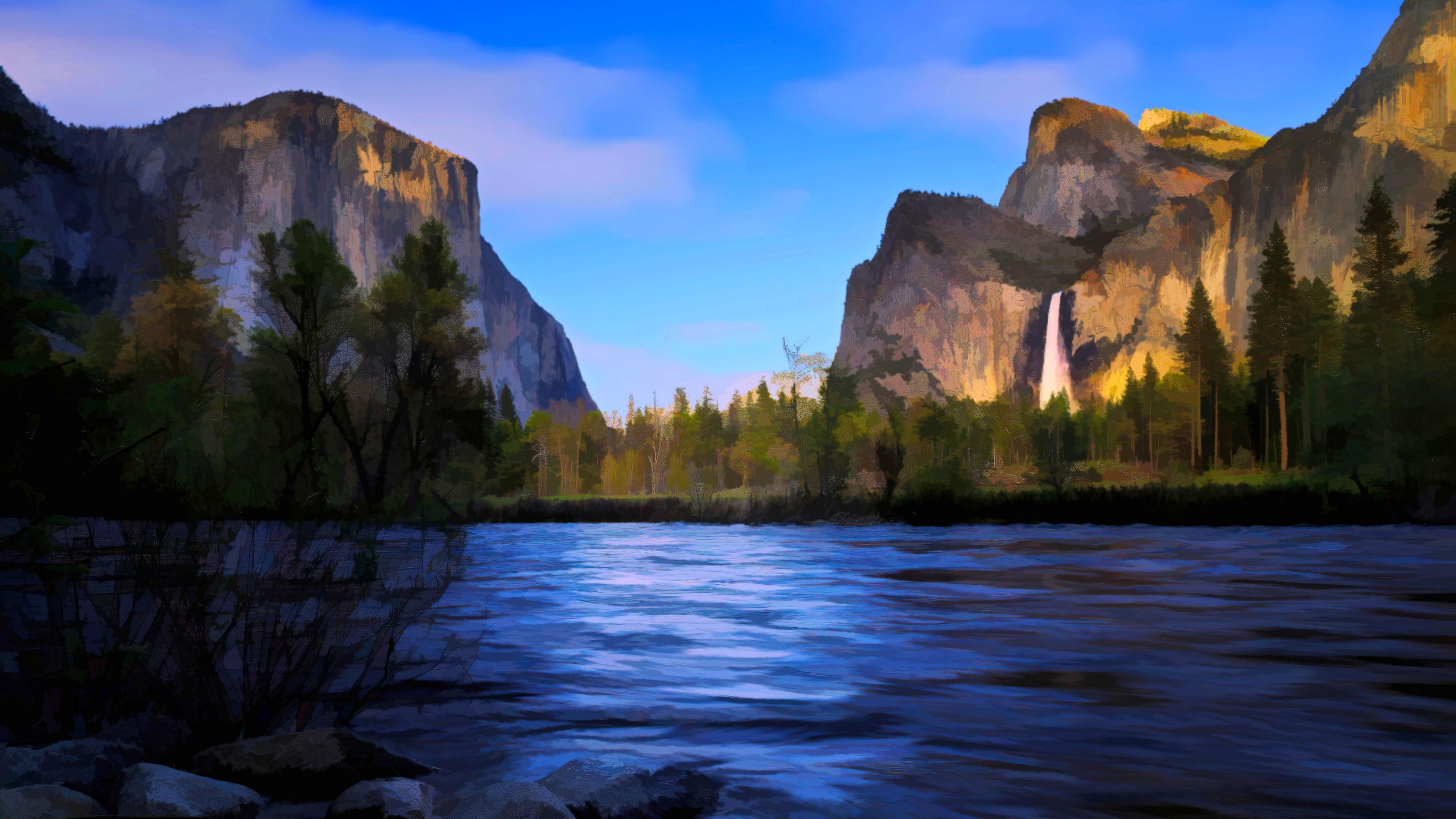 Yosemite Valley National Park 4K wallpaper