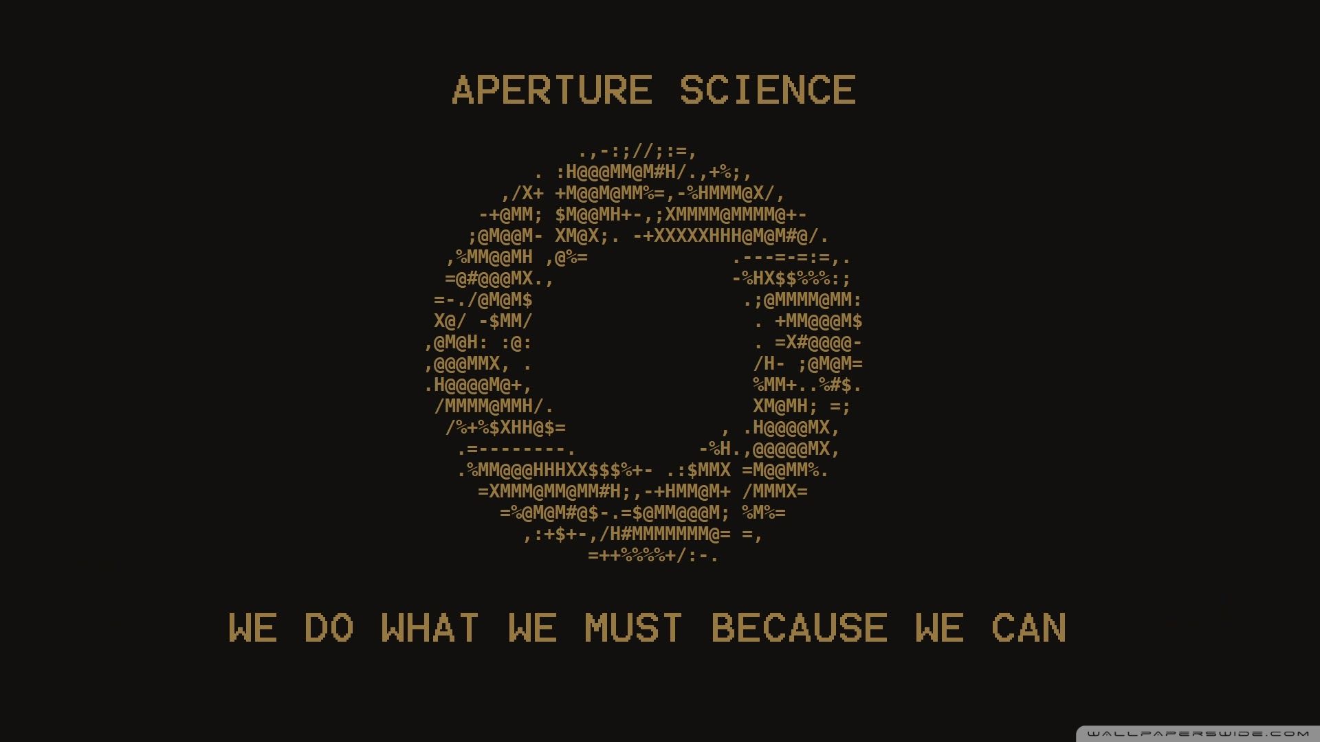 Aperture Science Ascii .wallpapertip.com