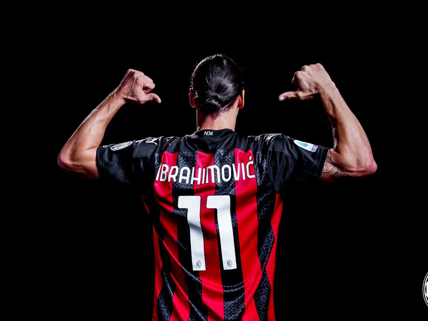 AC Milan Striker Zlatan Ibrahimovic .acmilan.theoffside.com